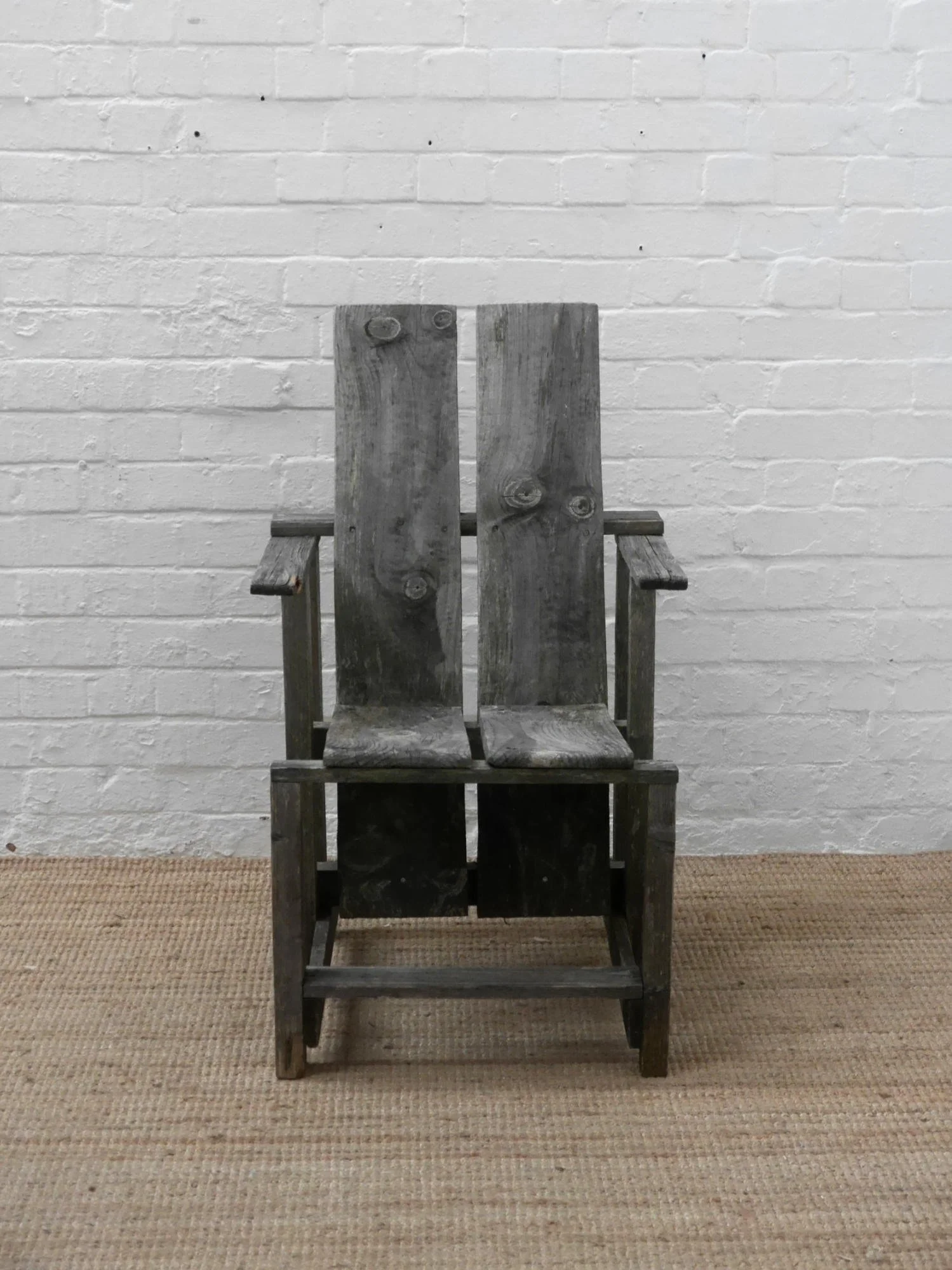Rietveld style wooden chairs