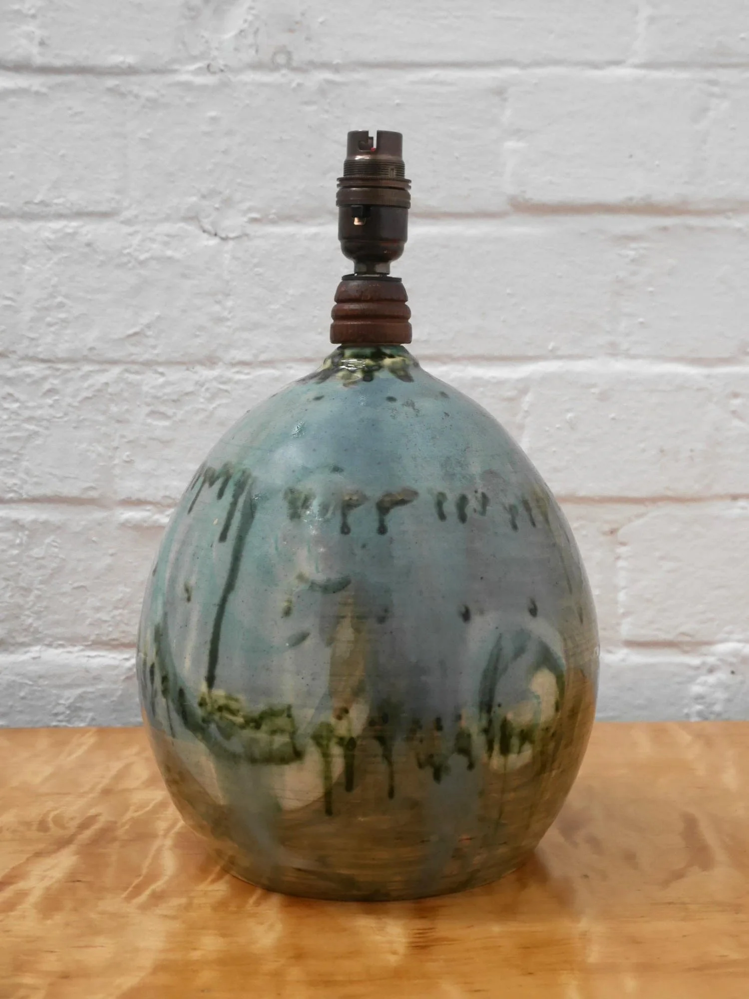 1940s ceramic table lamp