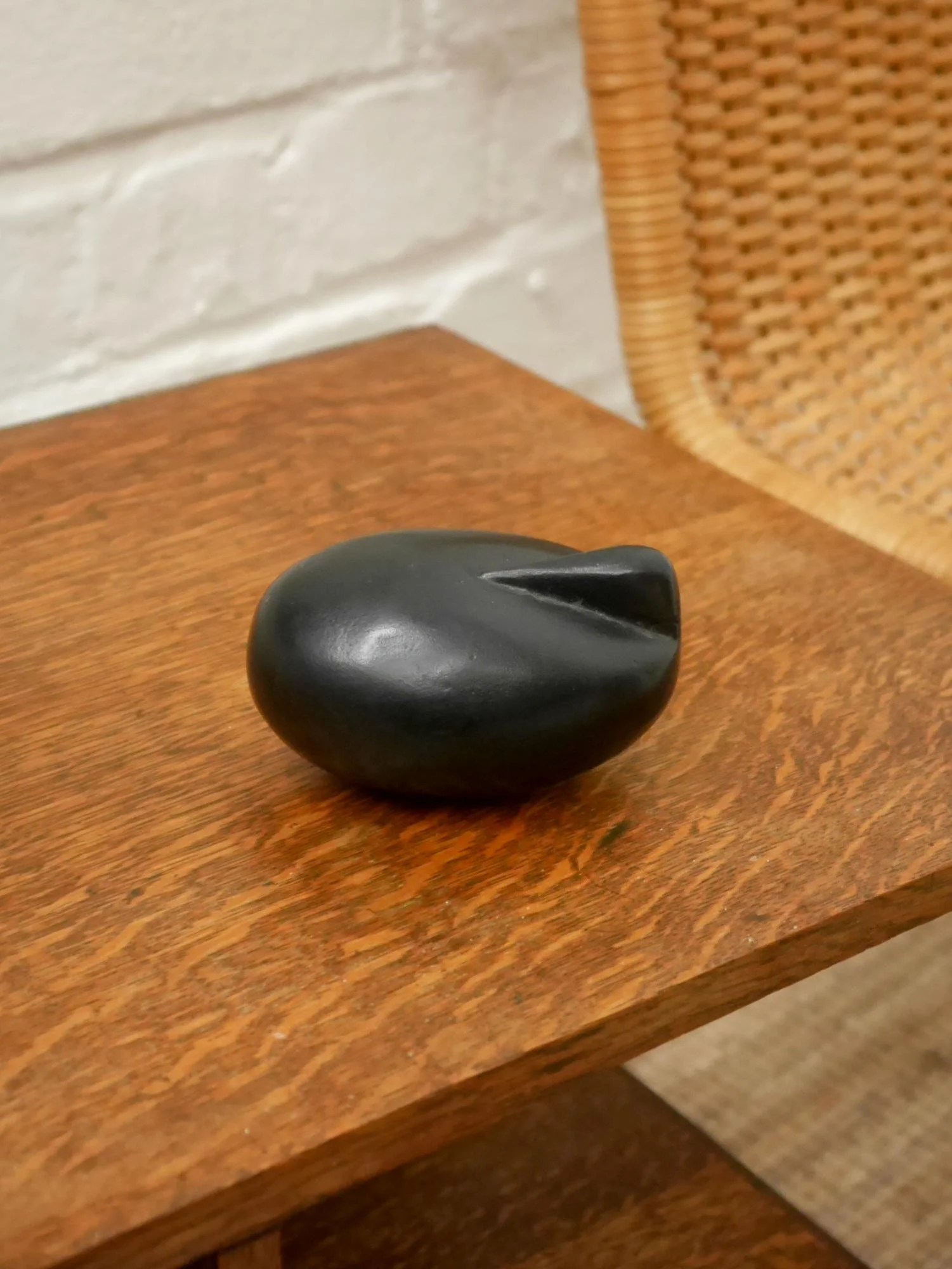 Abstract wooden sculpture