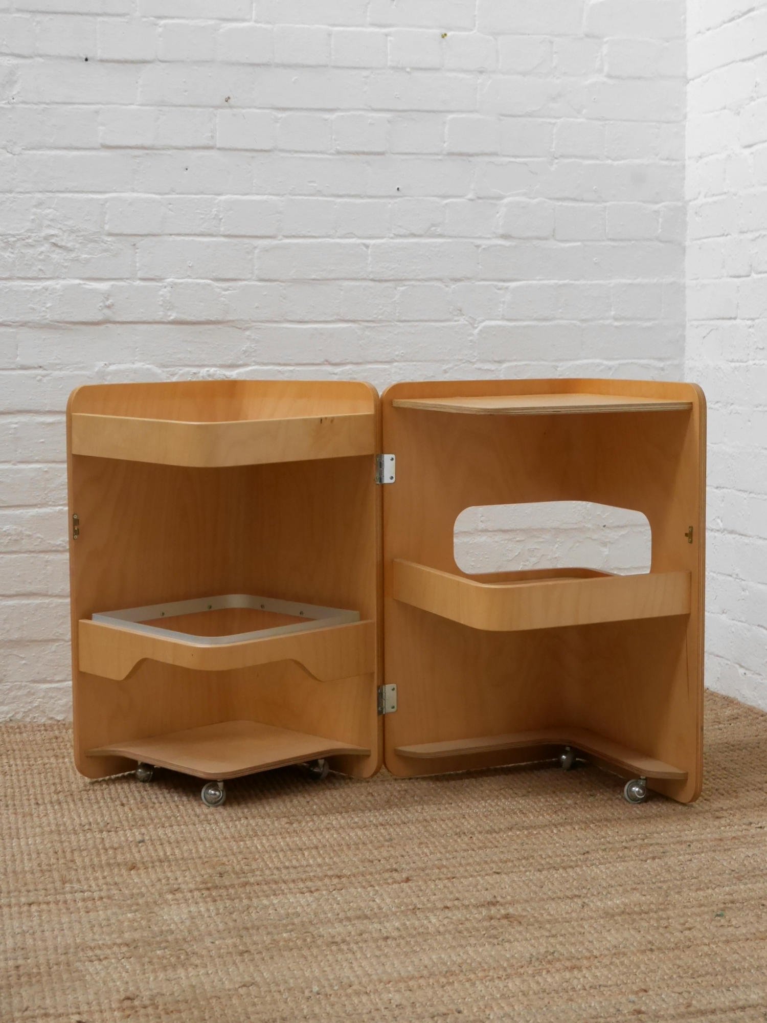 1990s plywood cabinet