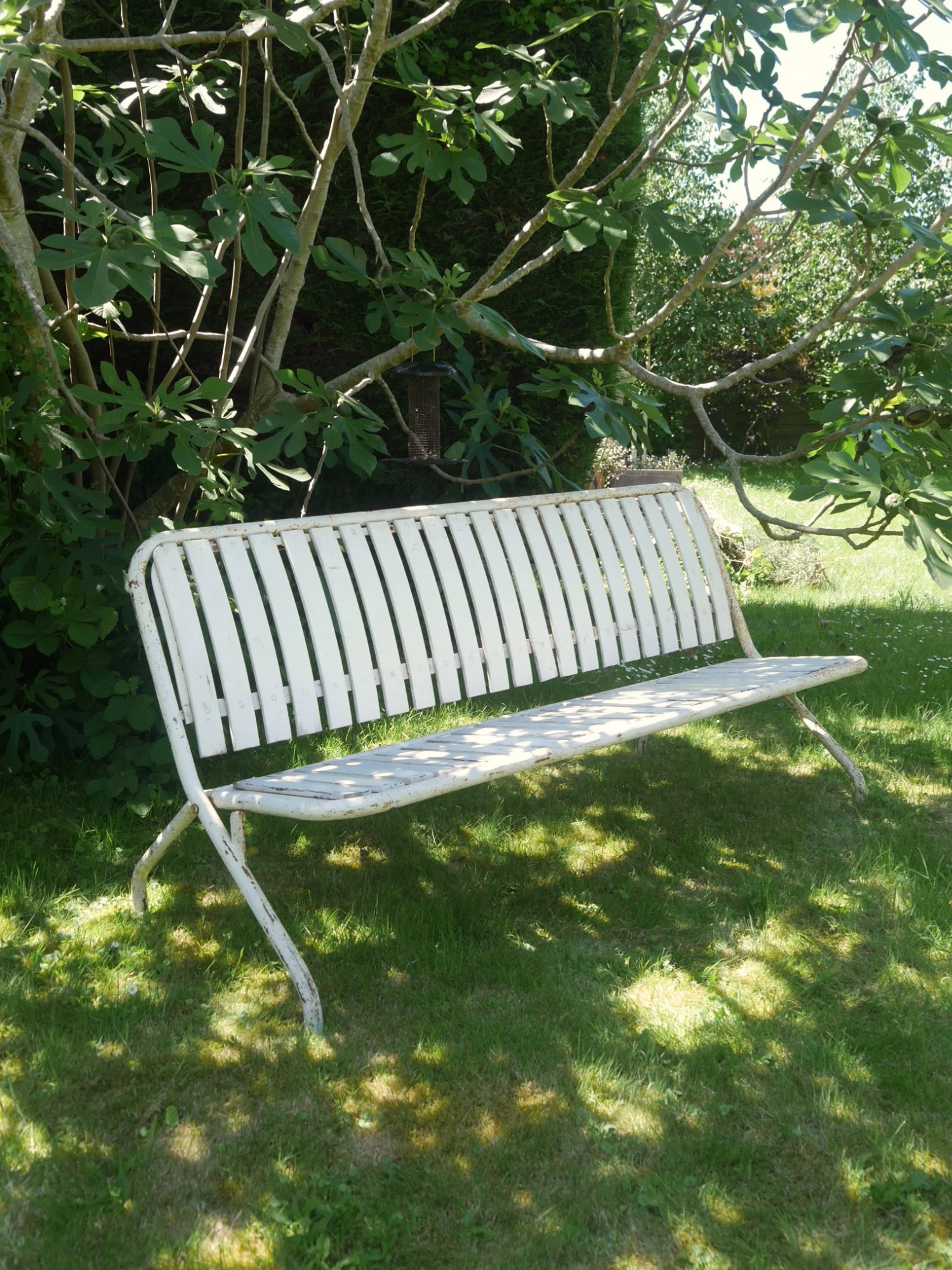1970s French garden bench