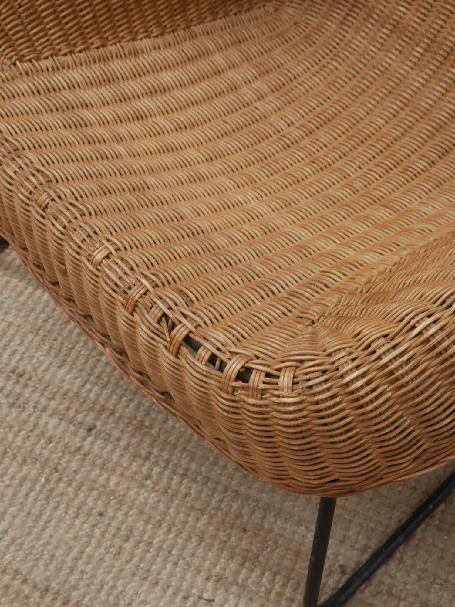 1950s Belgian wicker chairs