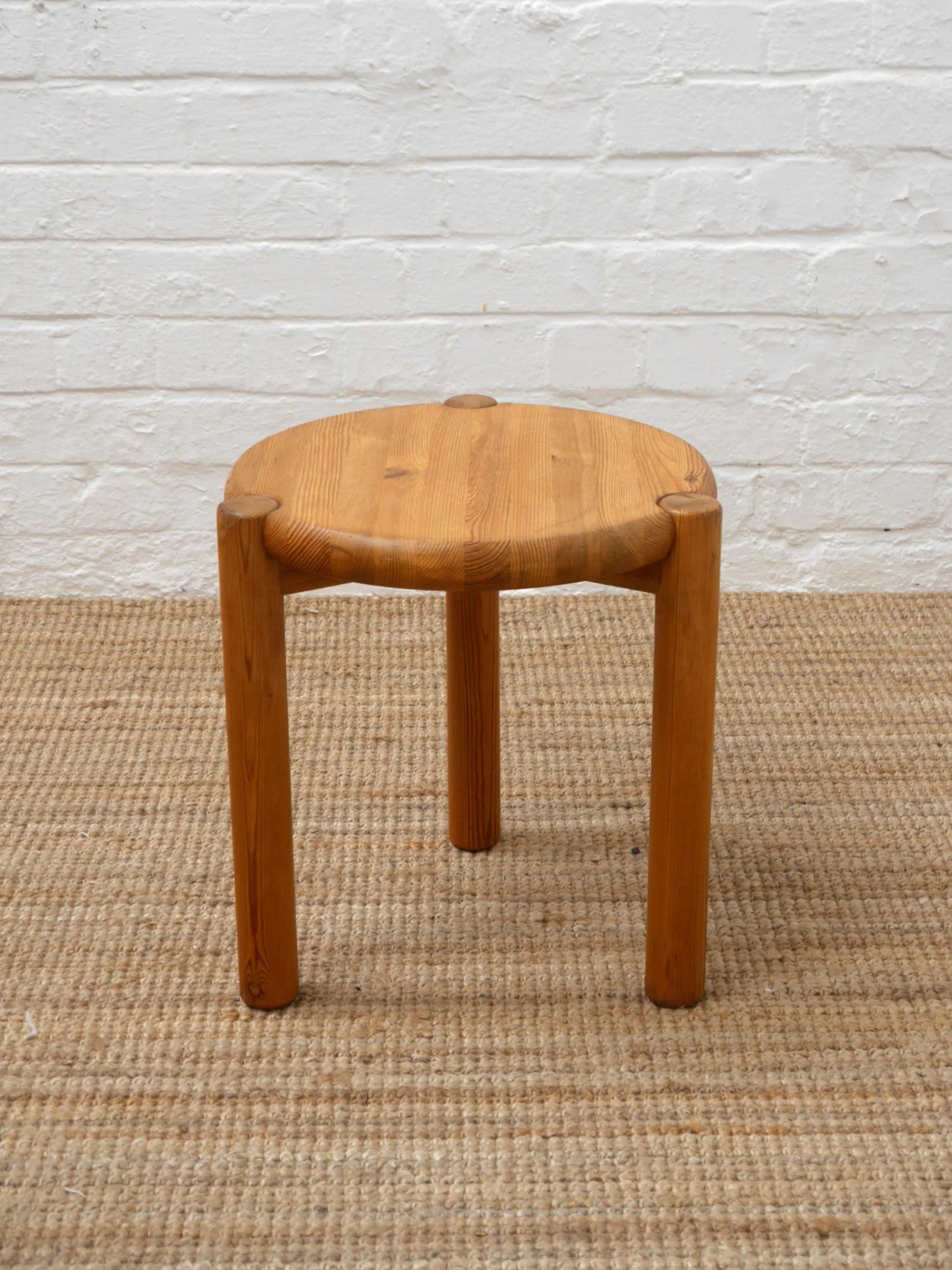 1970s pine stools