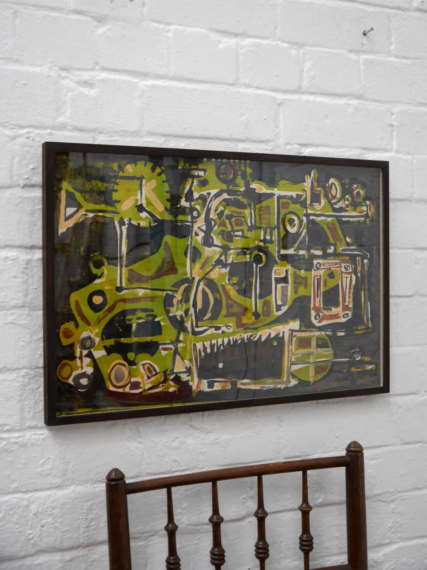 Abstract painting by Cann