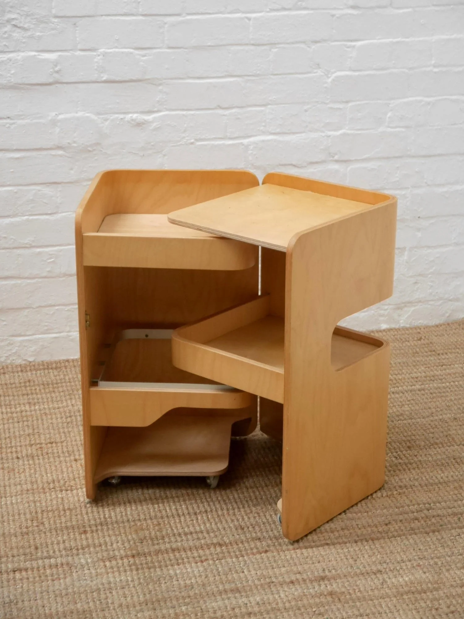 1990s plywood cabinet