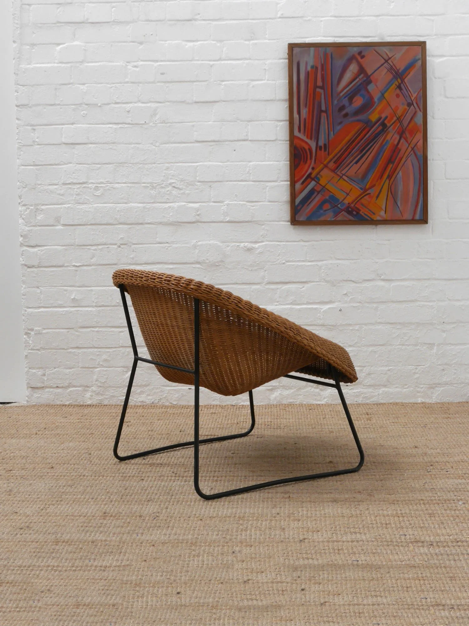 1950s Belgian wicker chairs