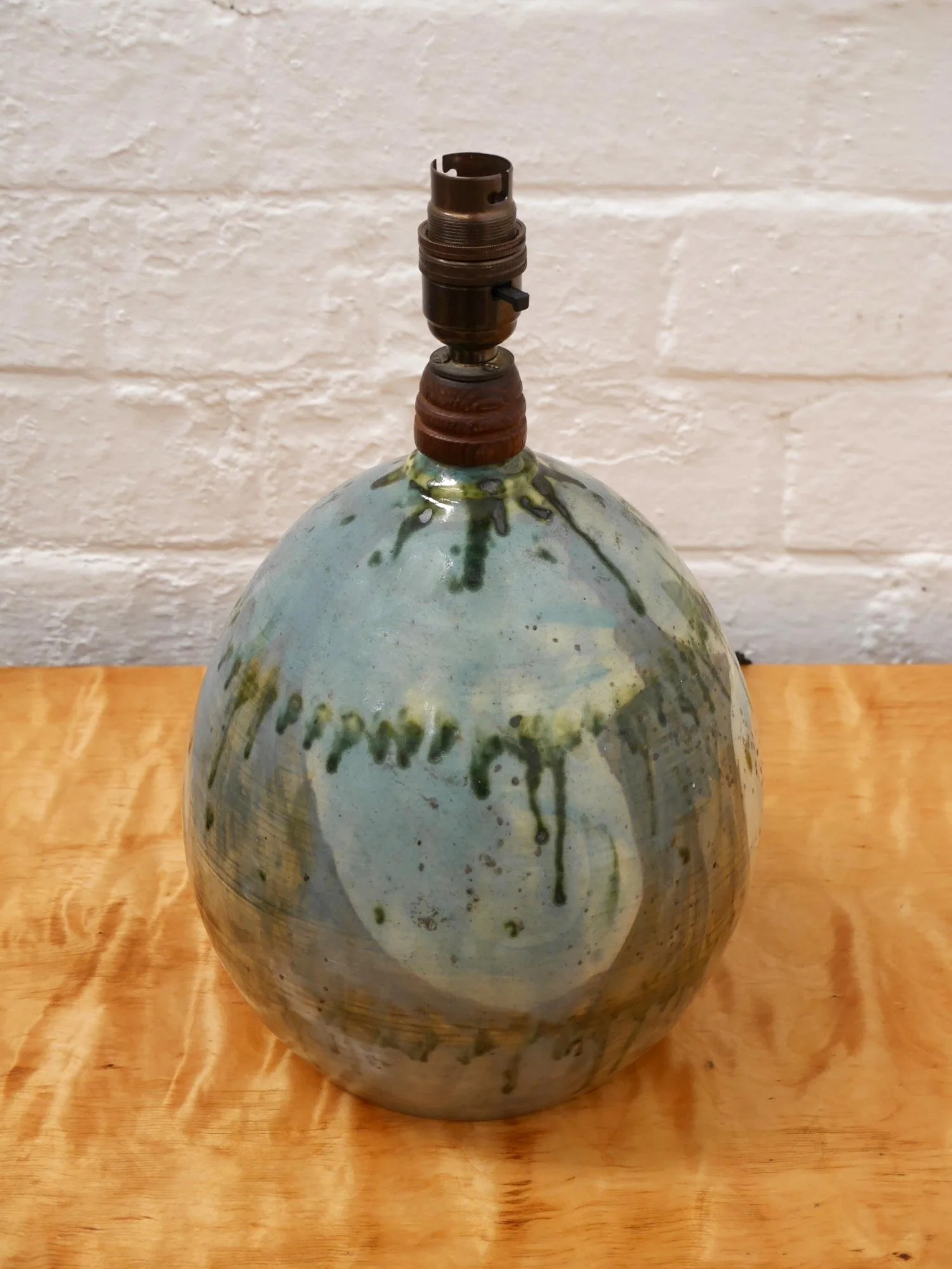 1940s ceramic table lamp