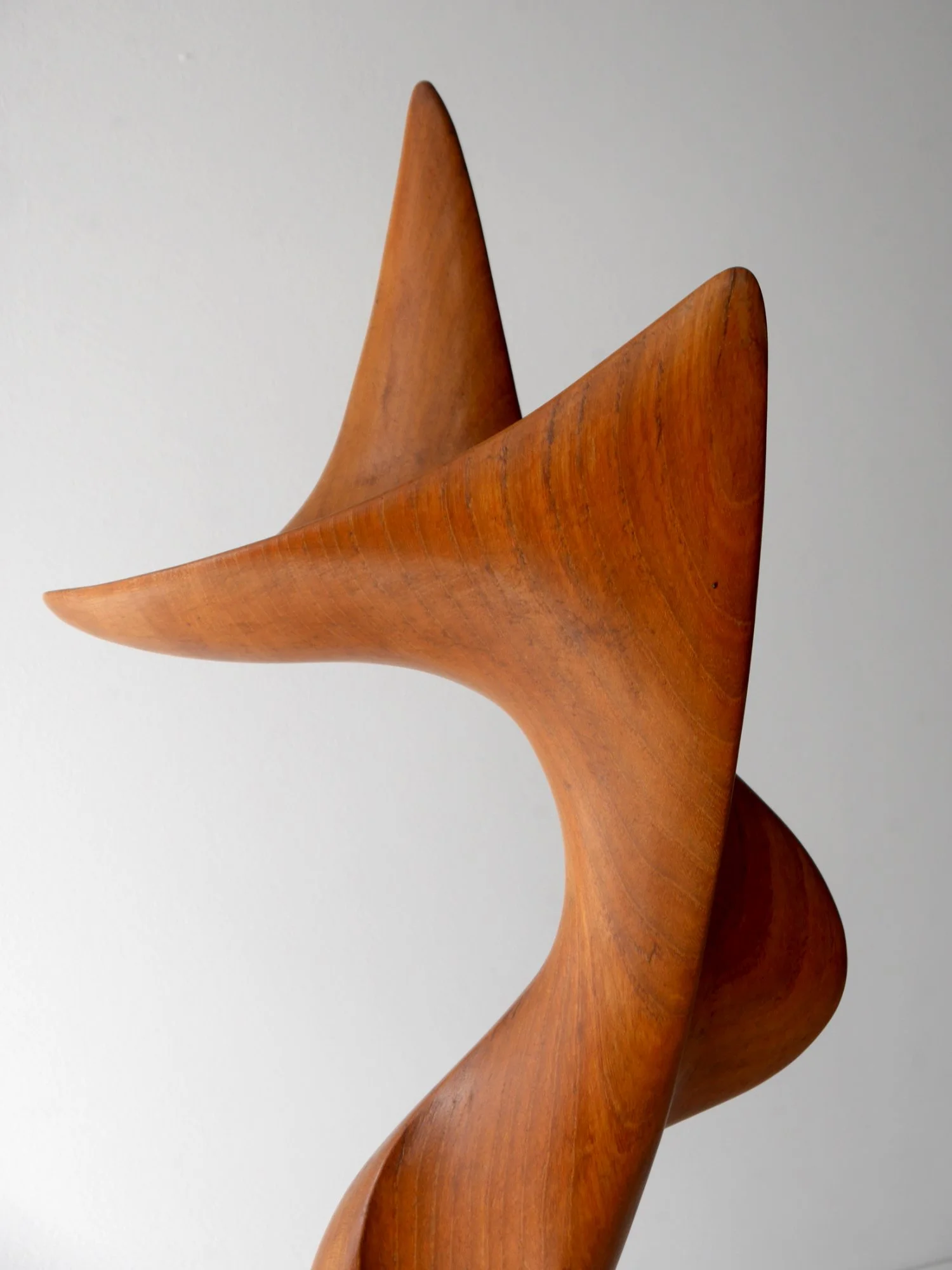 Midcentury wooden sculpture
