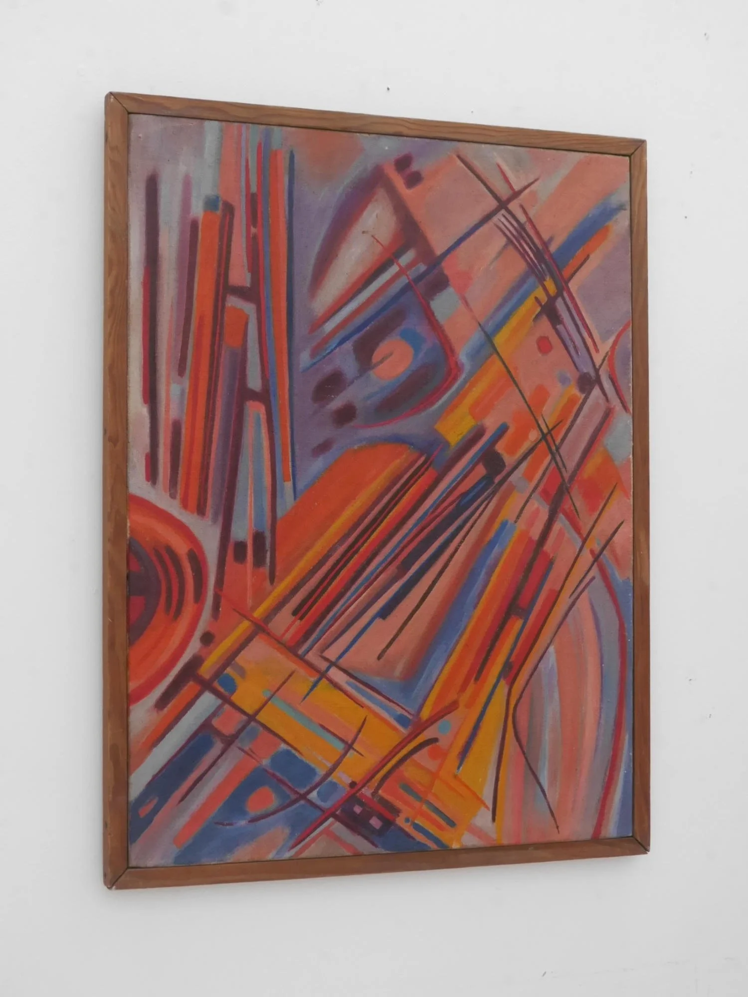 Midcentury French abstract painting
