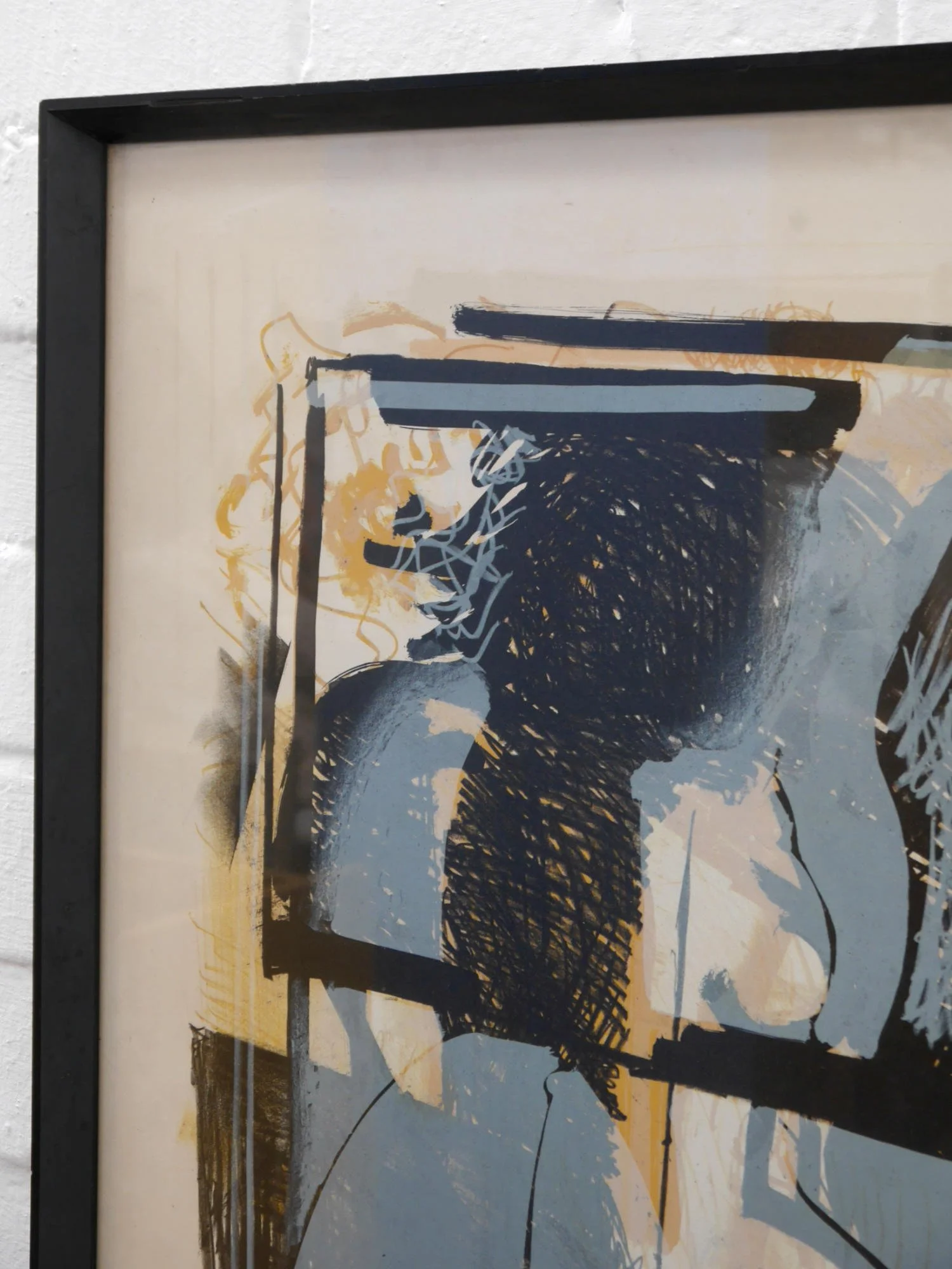 Grey Nude lithograph by Alistair Grant