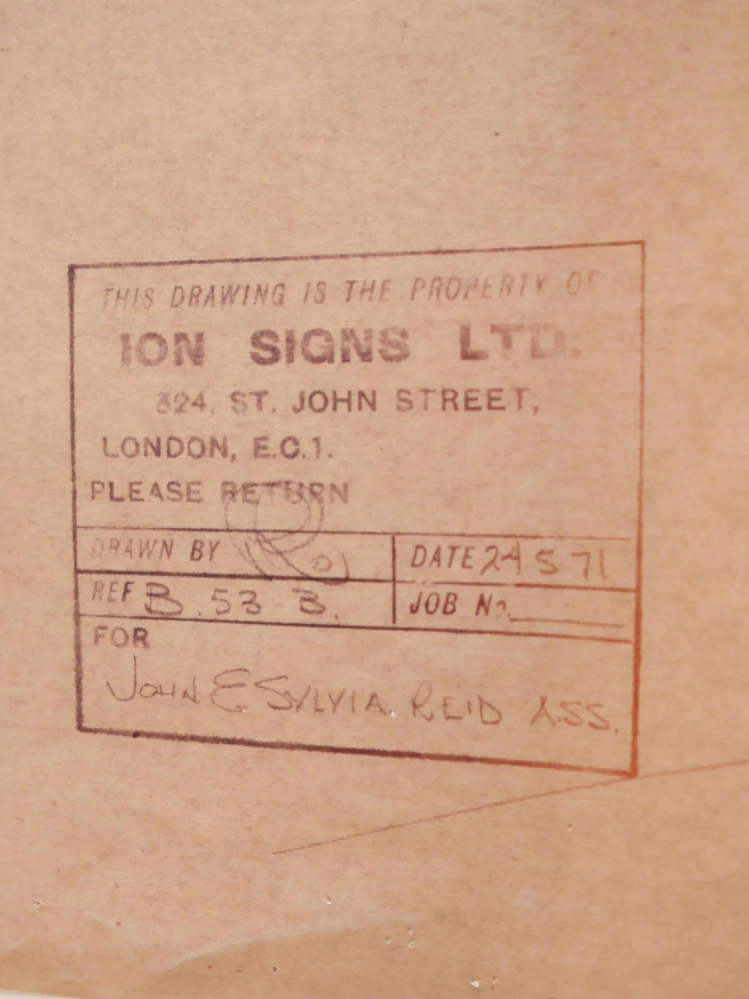 John and Sylvia Reid poster and original artwork