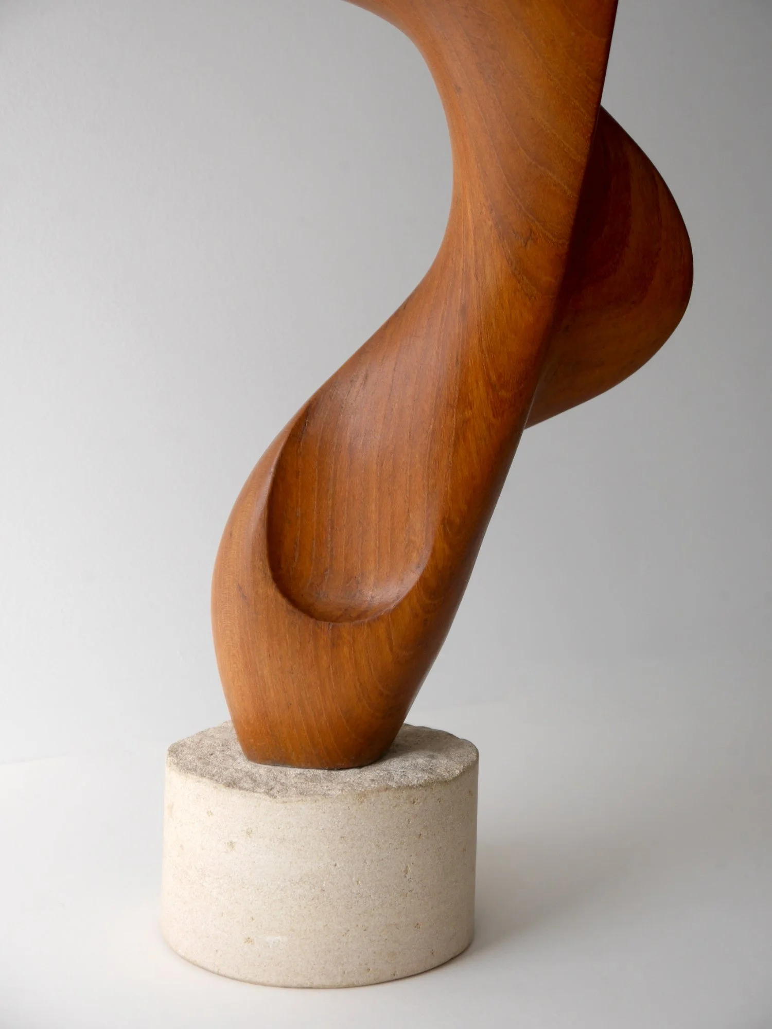 Midcentury wooden sculpture