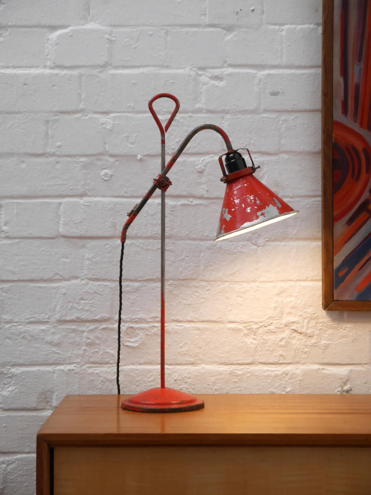 1940s Bag Turgi industrial lamp