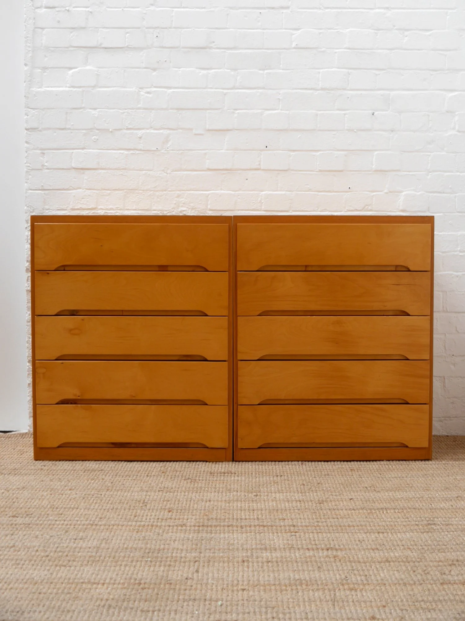 Liden plywood chest of drawers