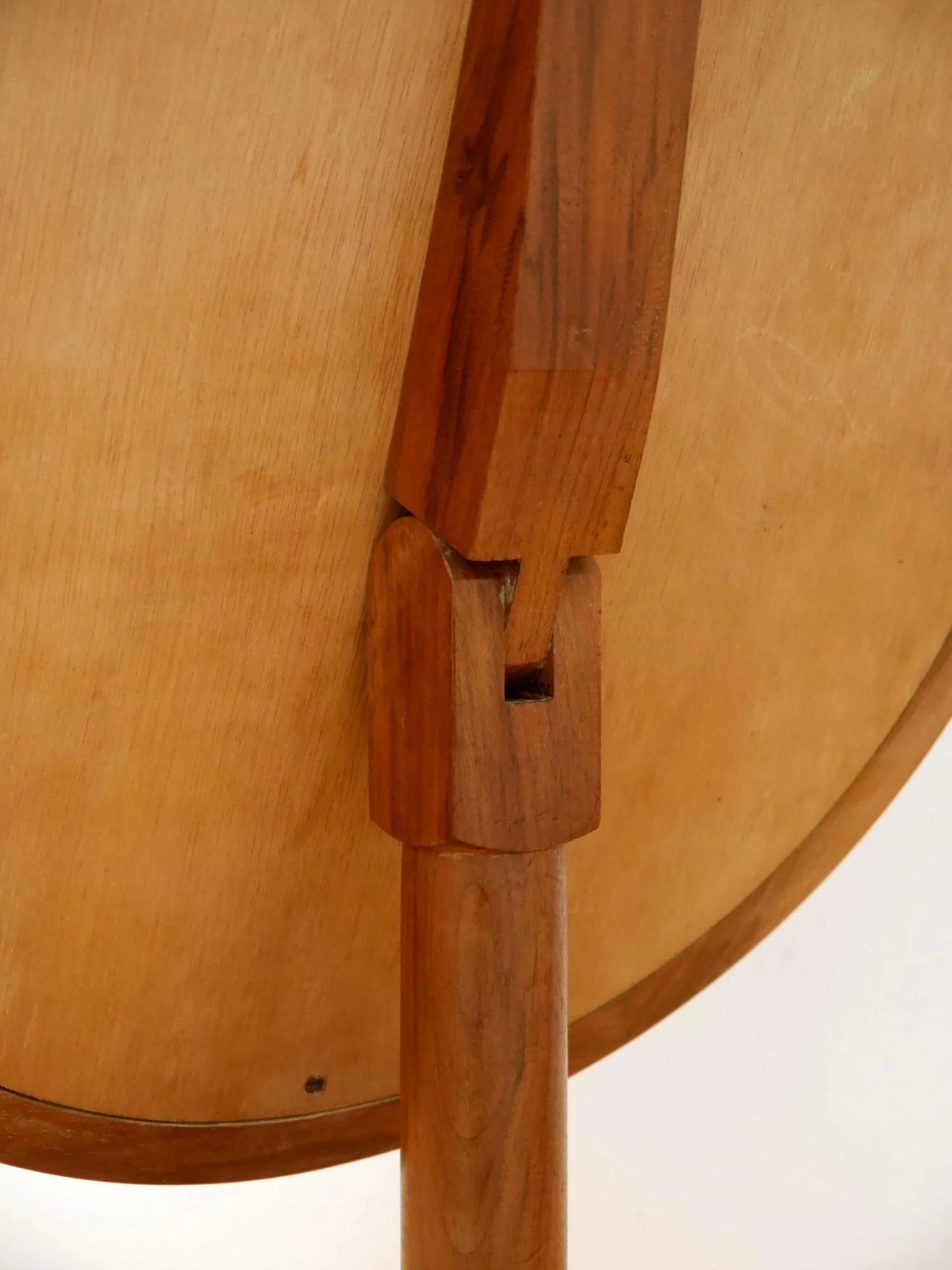 1970s wooden mirror