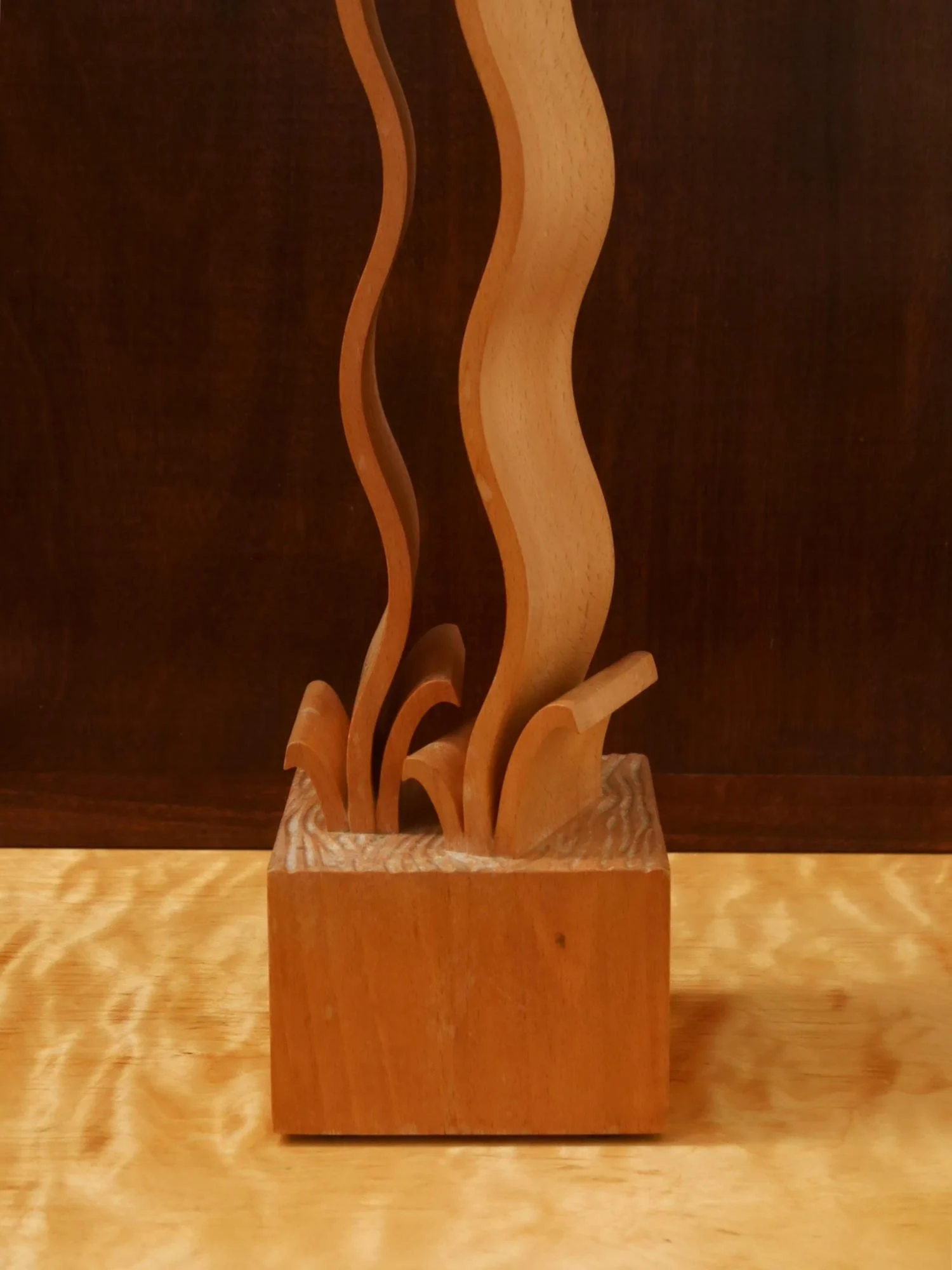 1970s wave sculpture