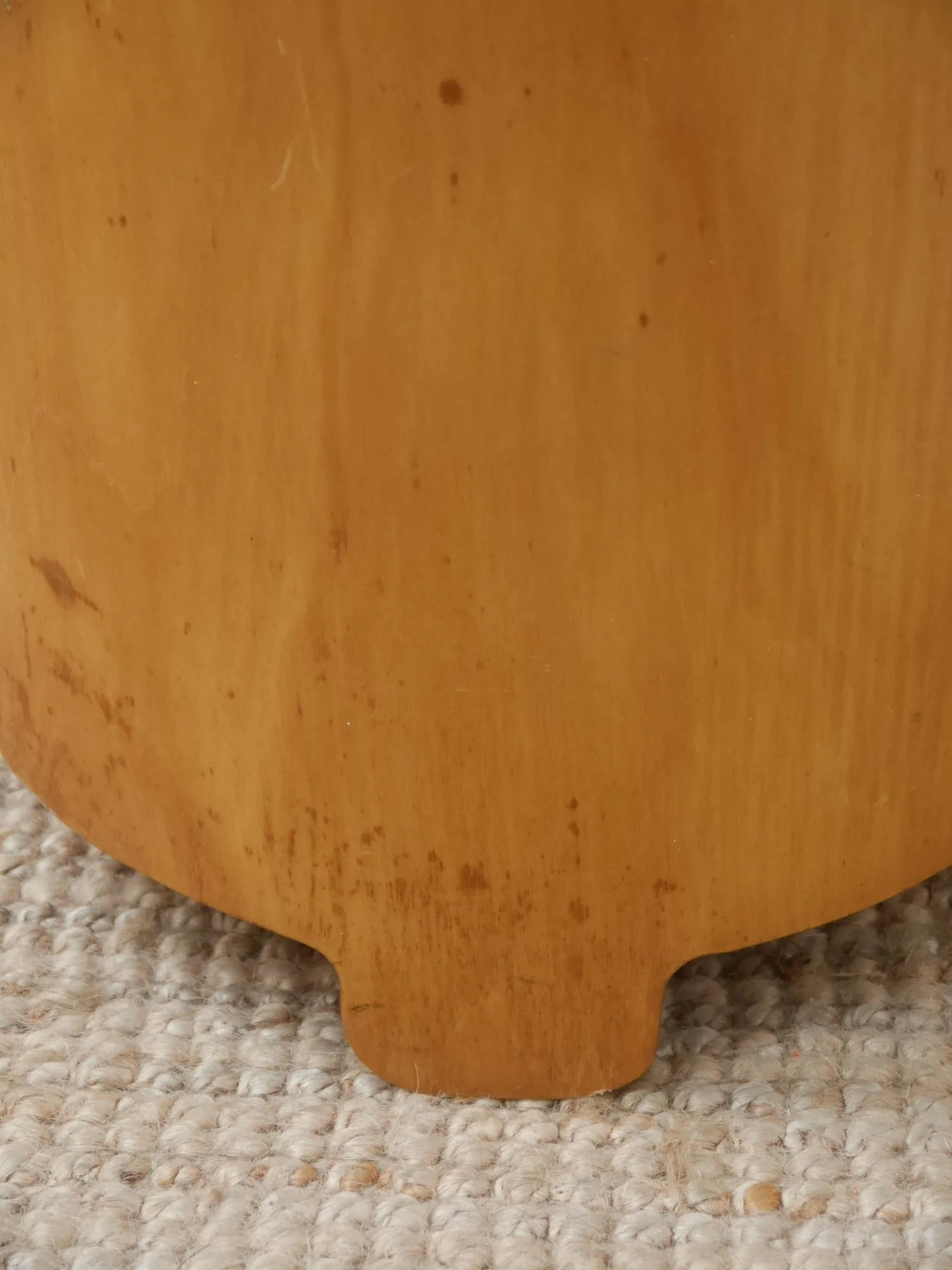 Vintage plywood bin