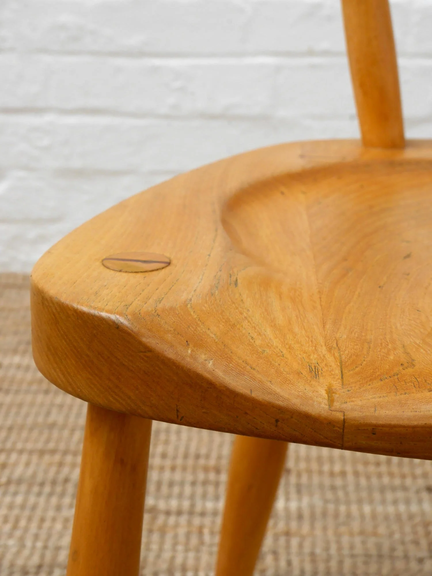 1960s elm dining chairs