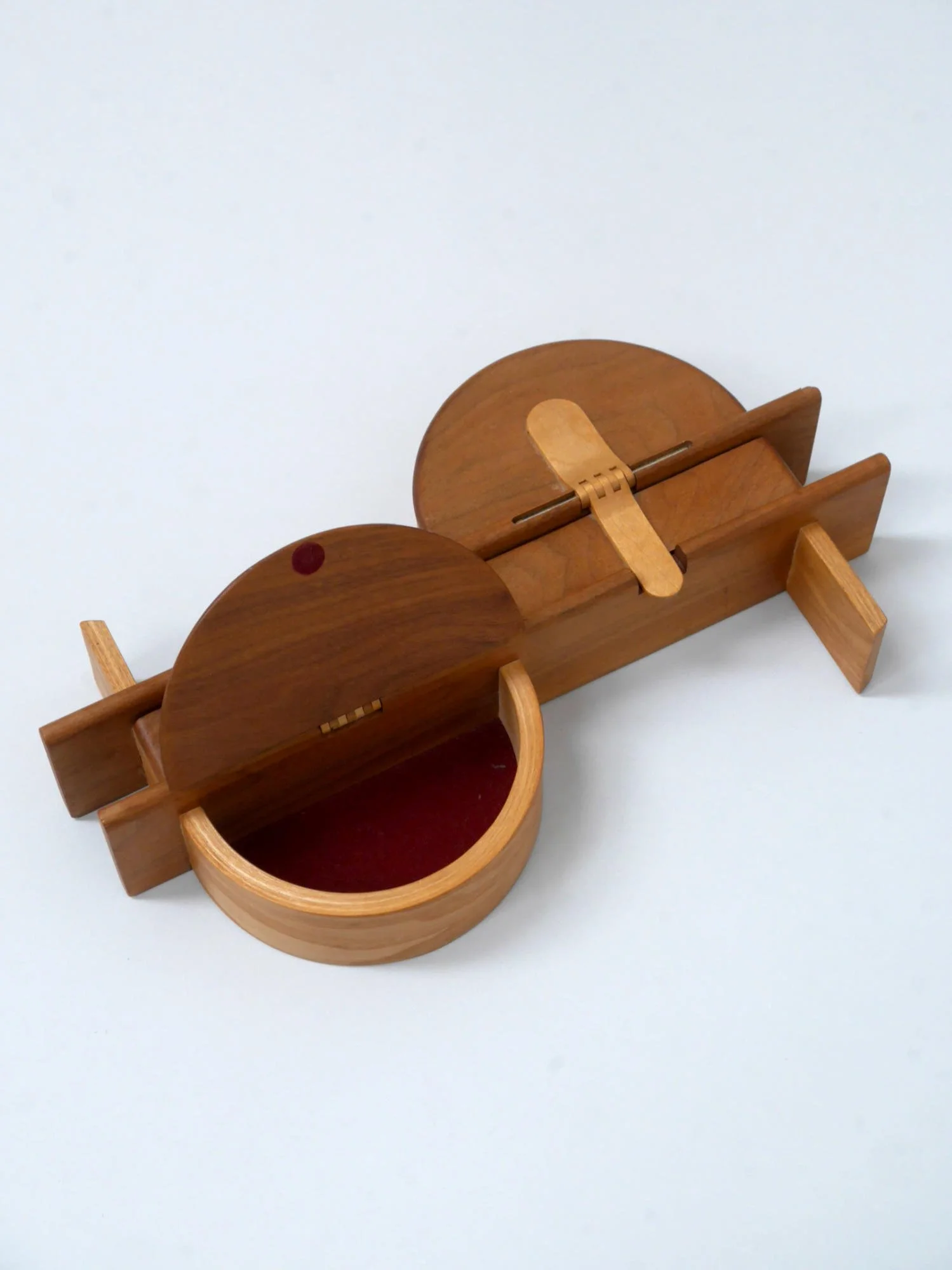 1970s Swedish wooden jewellery box