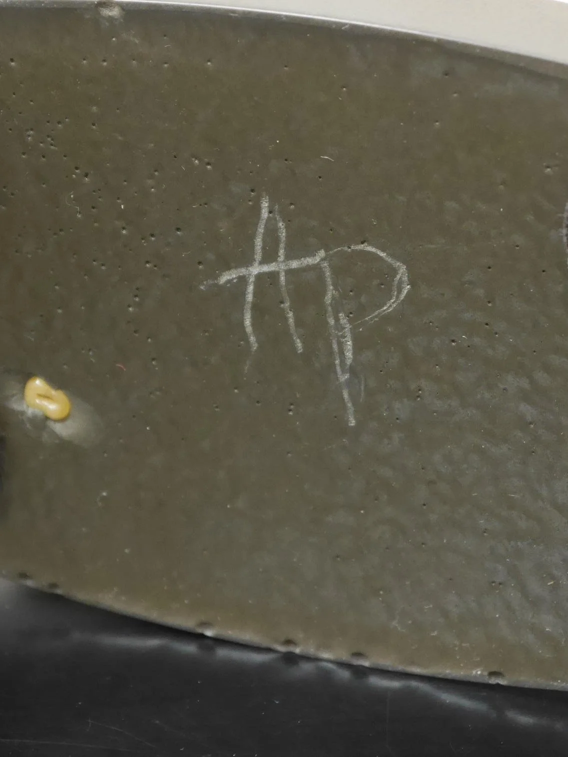 Midcentury abstract brass sculpture