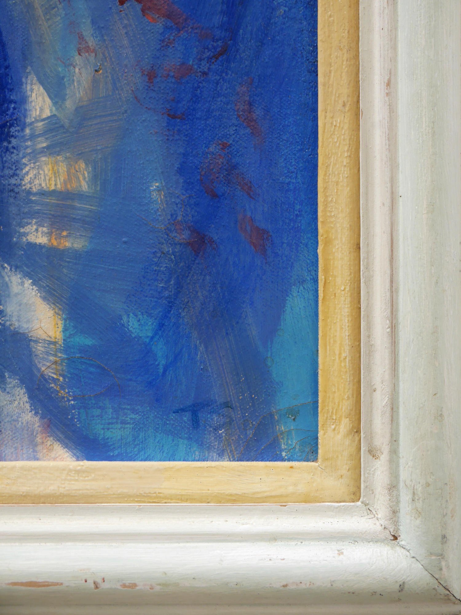 20th century semi-abstract painting