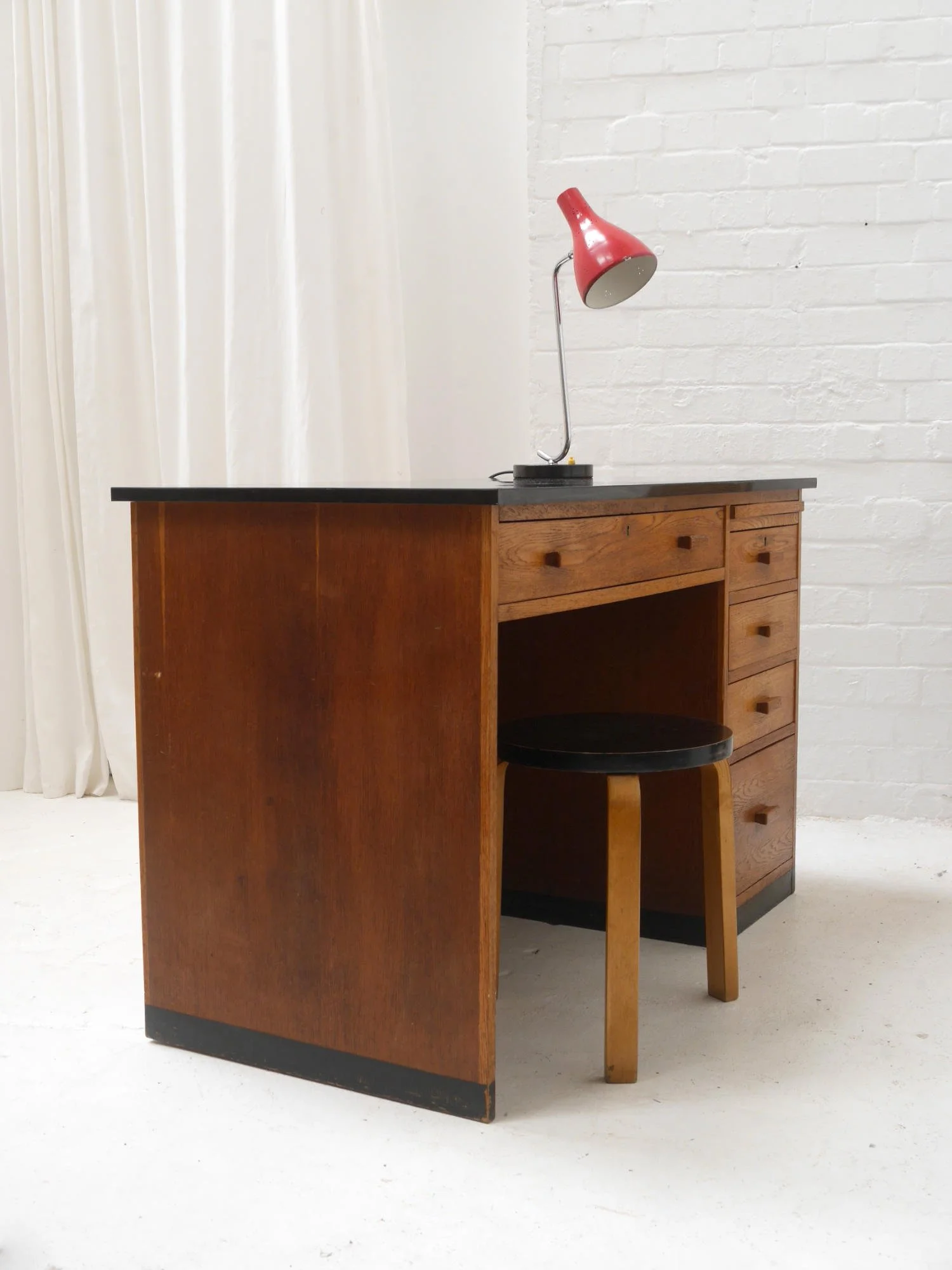 1930s oak modernist desk