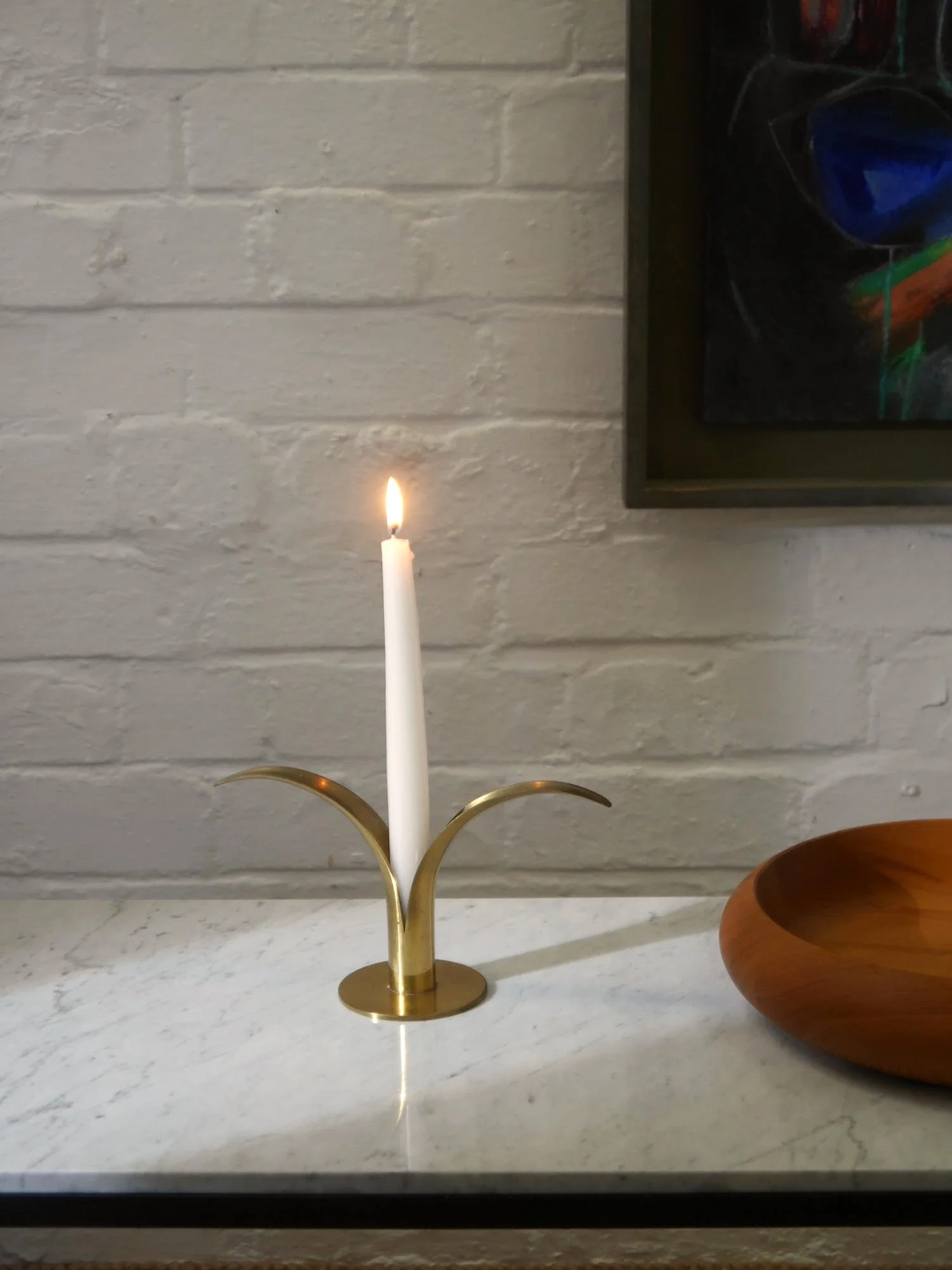Lily candleholder by Ystad Metall
