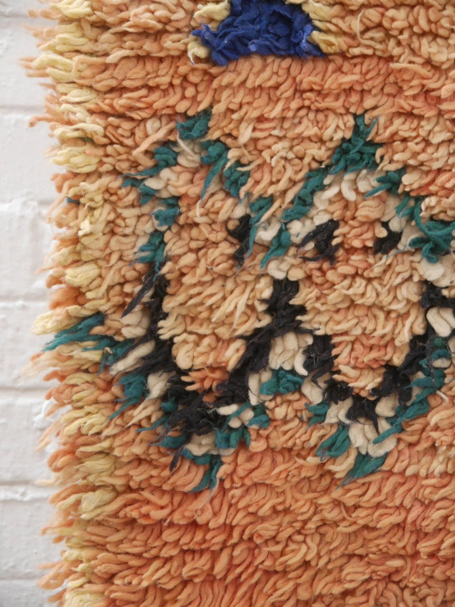 Vintage Moroccan runner rug