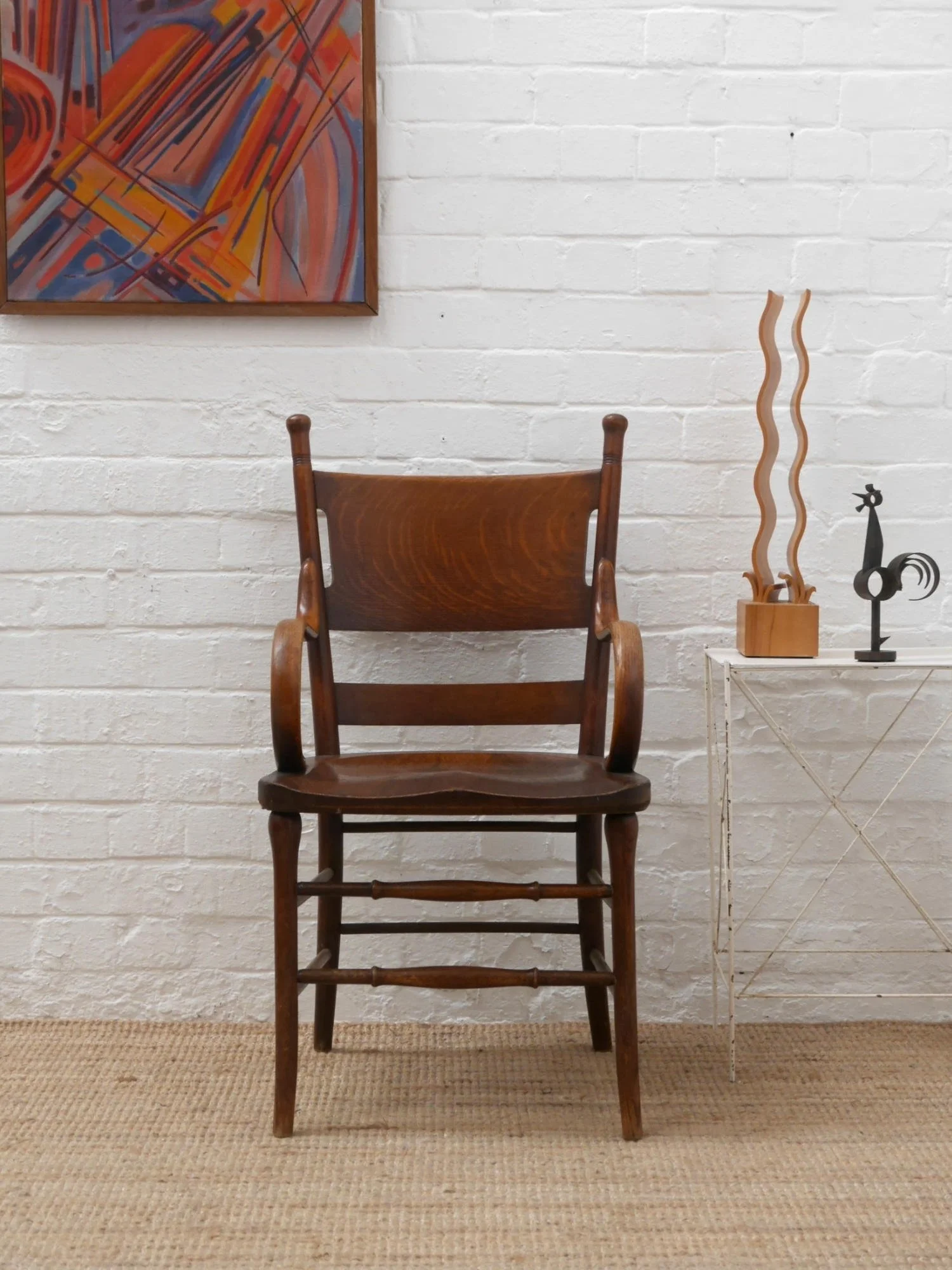 William Birch Arts & Crafts chair