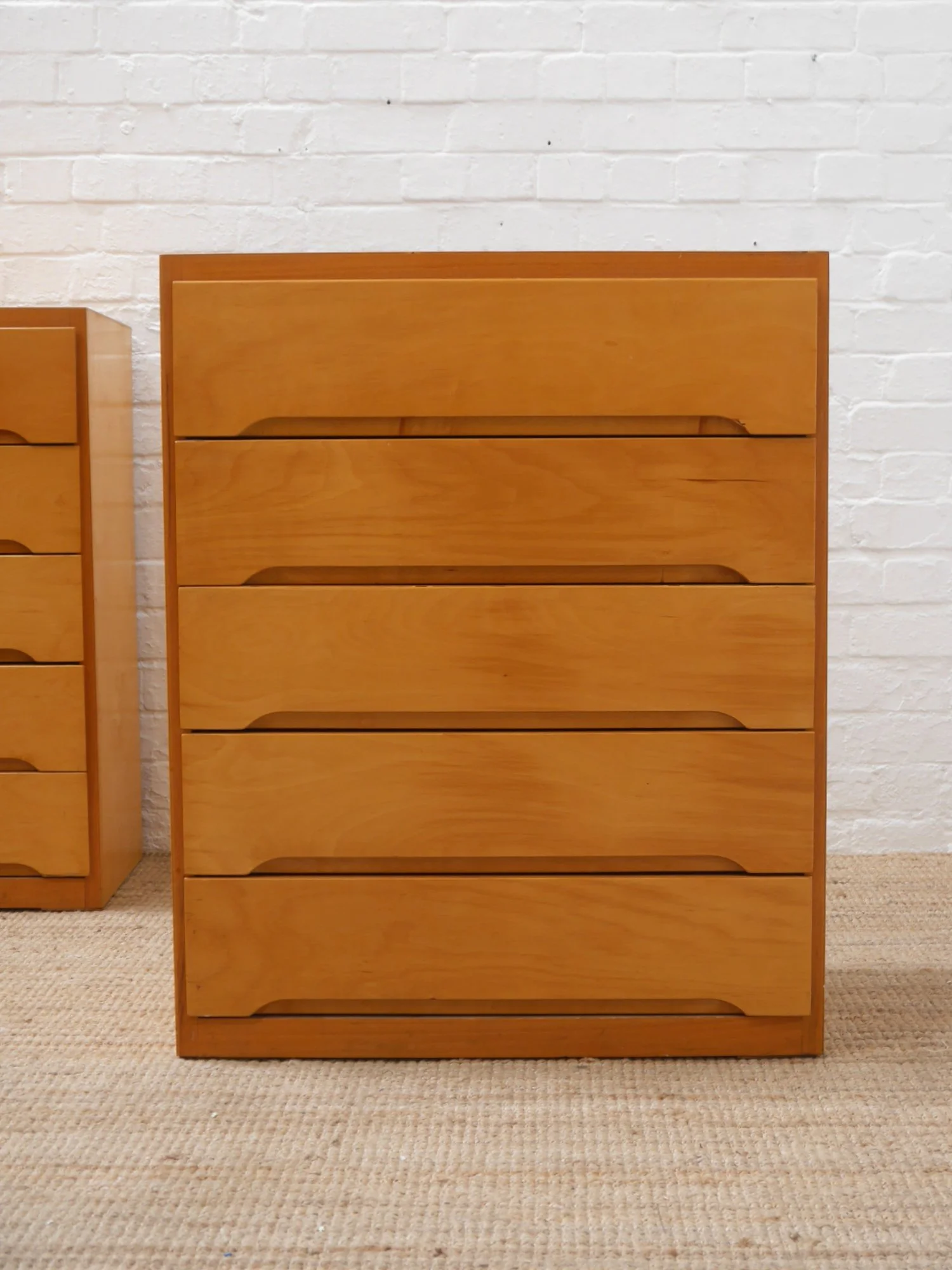 Liden plywood chest of drawers