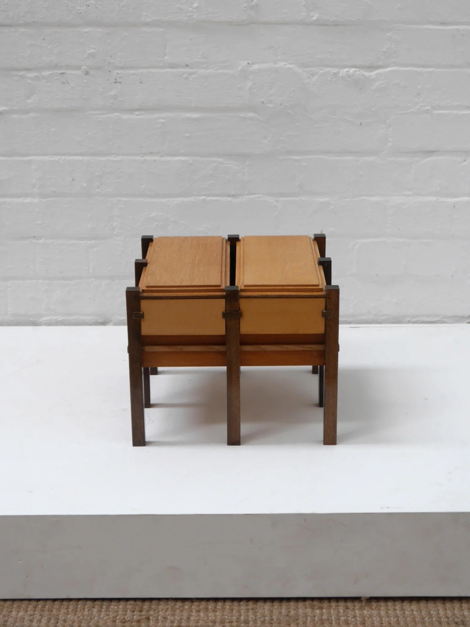 Vintage wooden storage unit