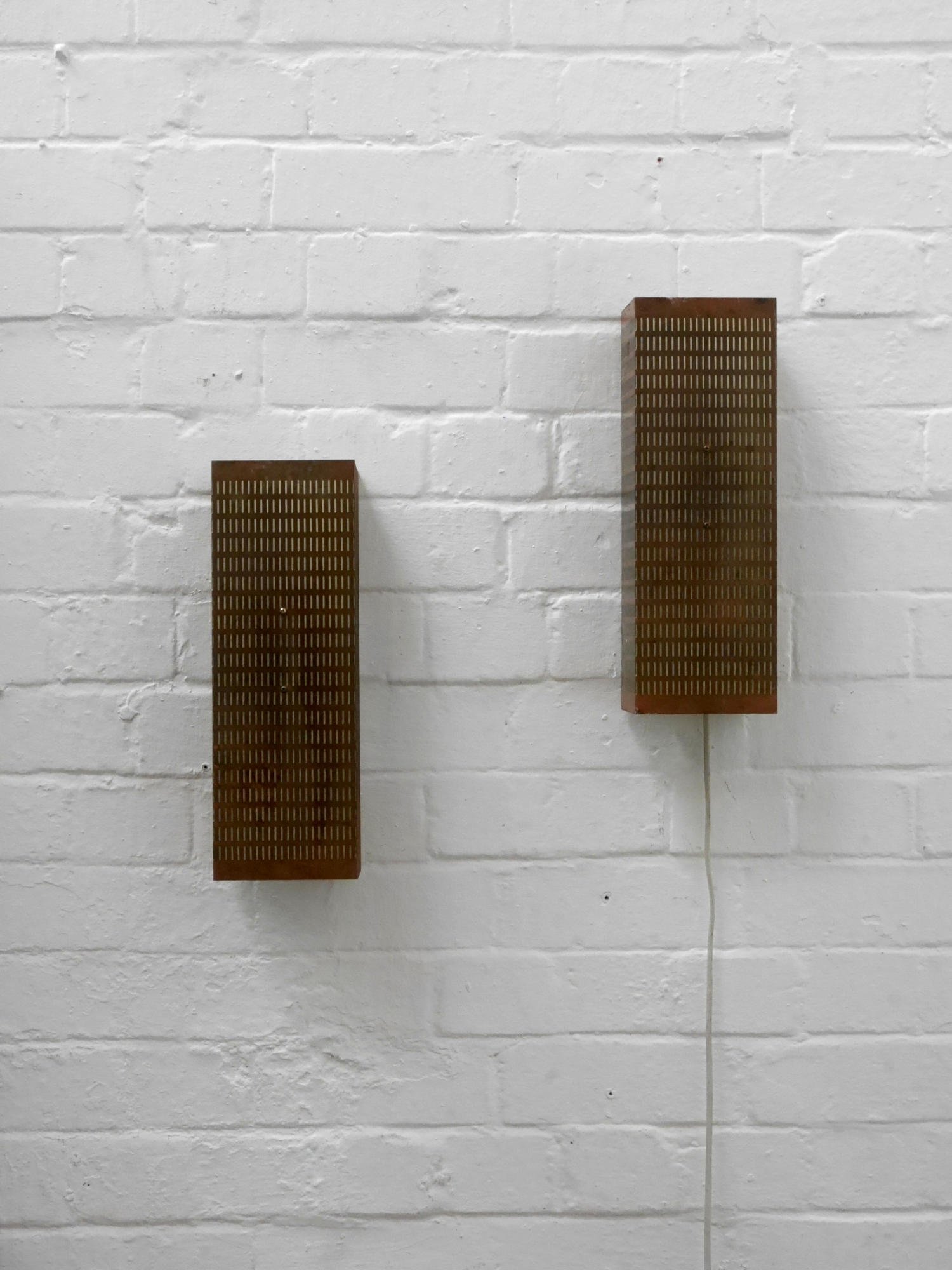 John & Sylvia Reid Rotaflex Metallux wall lights