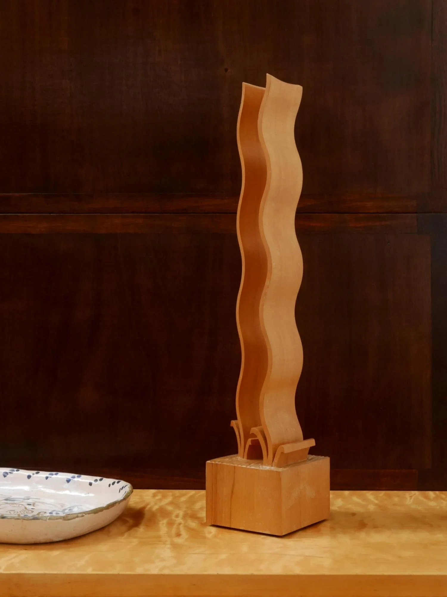 1970s wave sculpture