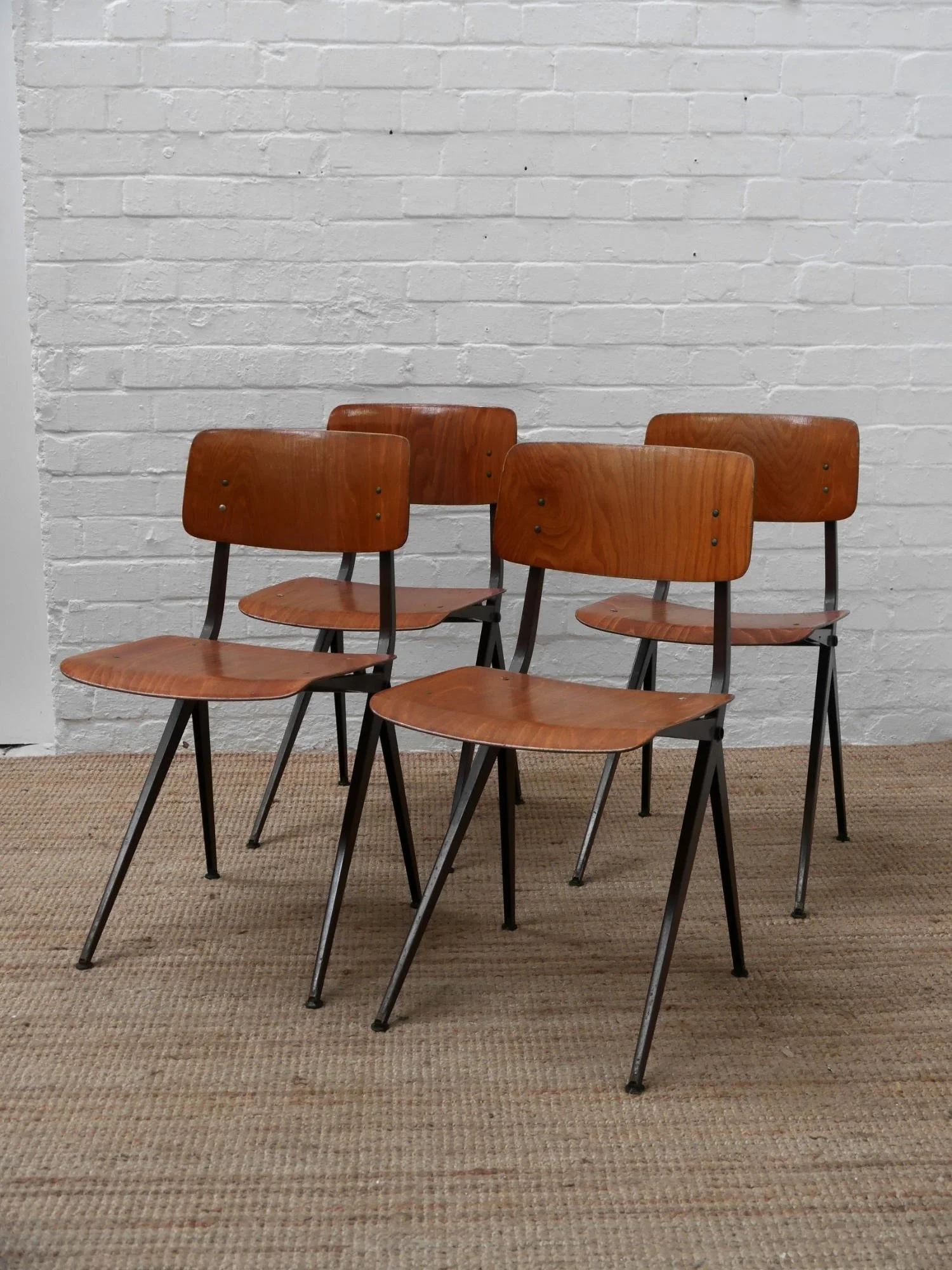 Set of 4 chairs by Ynske Kooistra for Marko