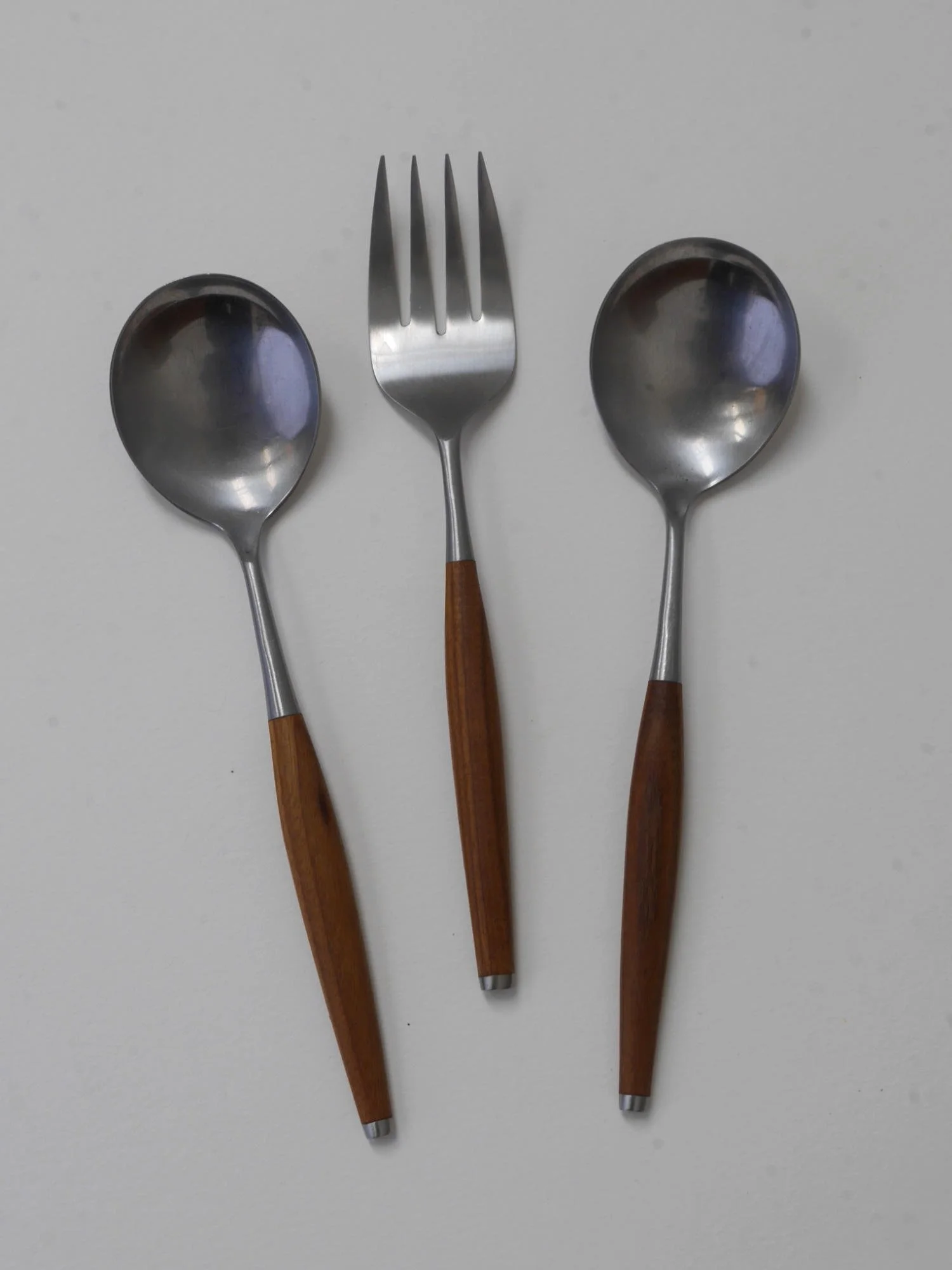 1960s Safir cutlery with teak handles