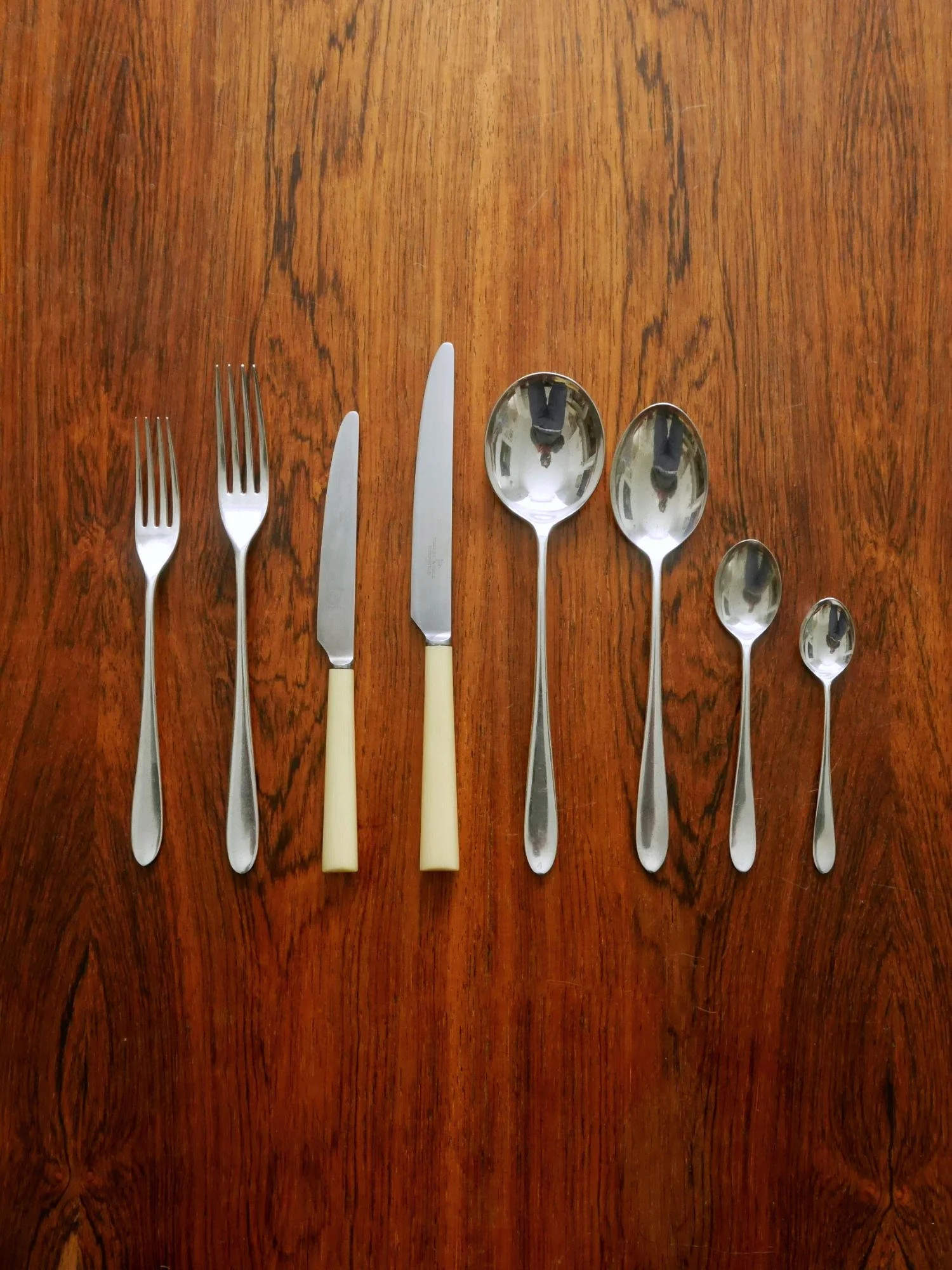 50 piece set of vintage David Mellor Pride cutlery