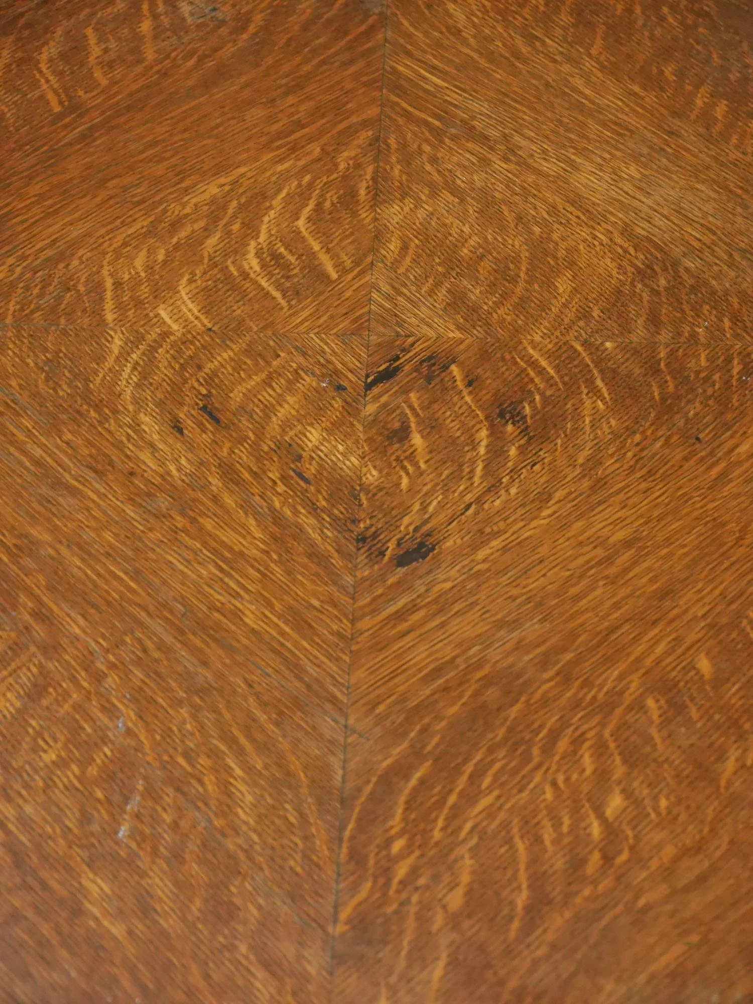 1930s plywood drum table