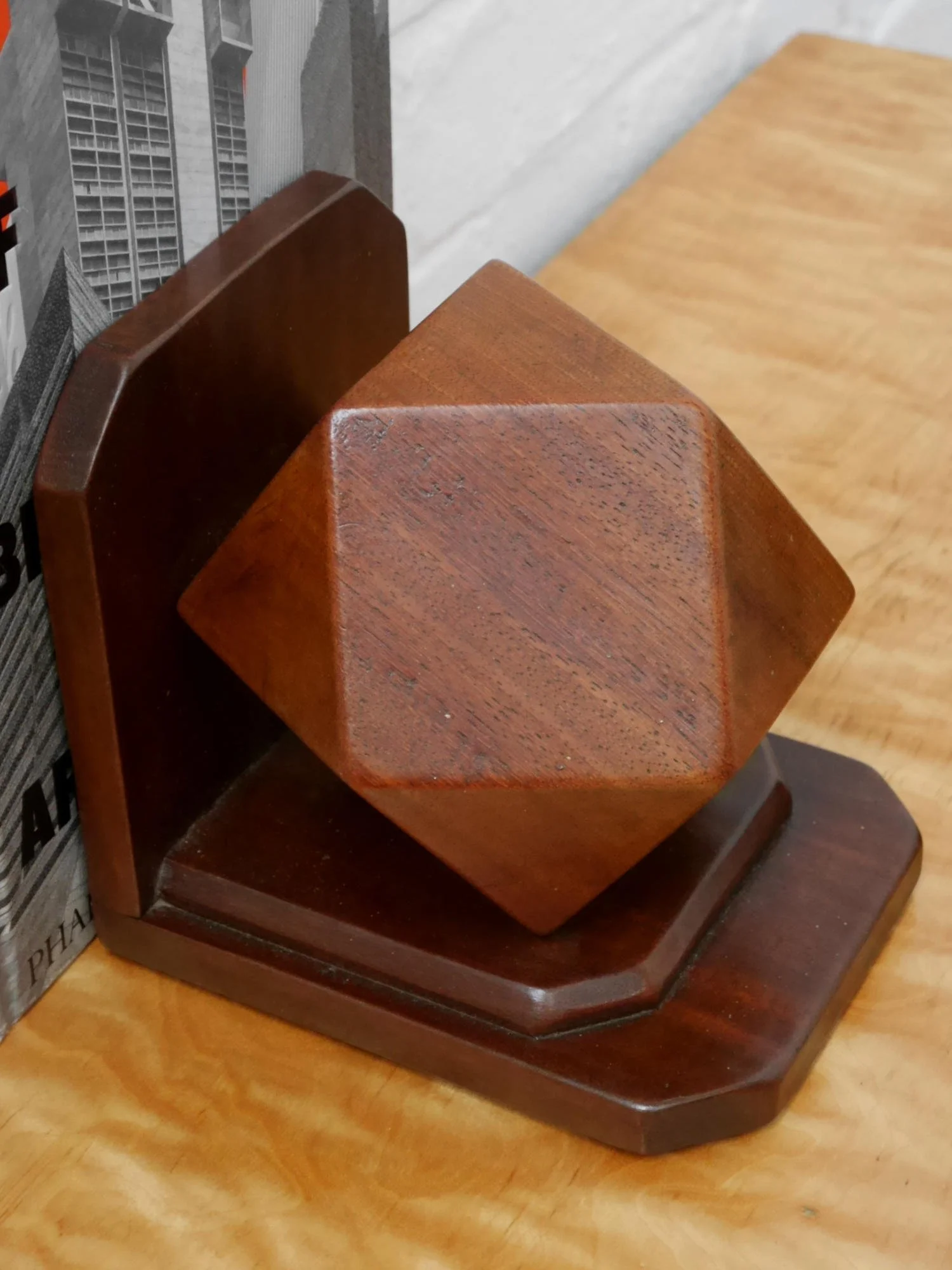 Art Deco 1930s geometric bookends