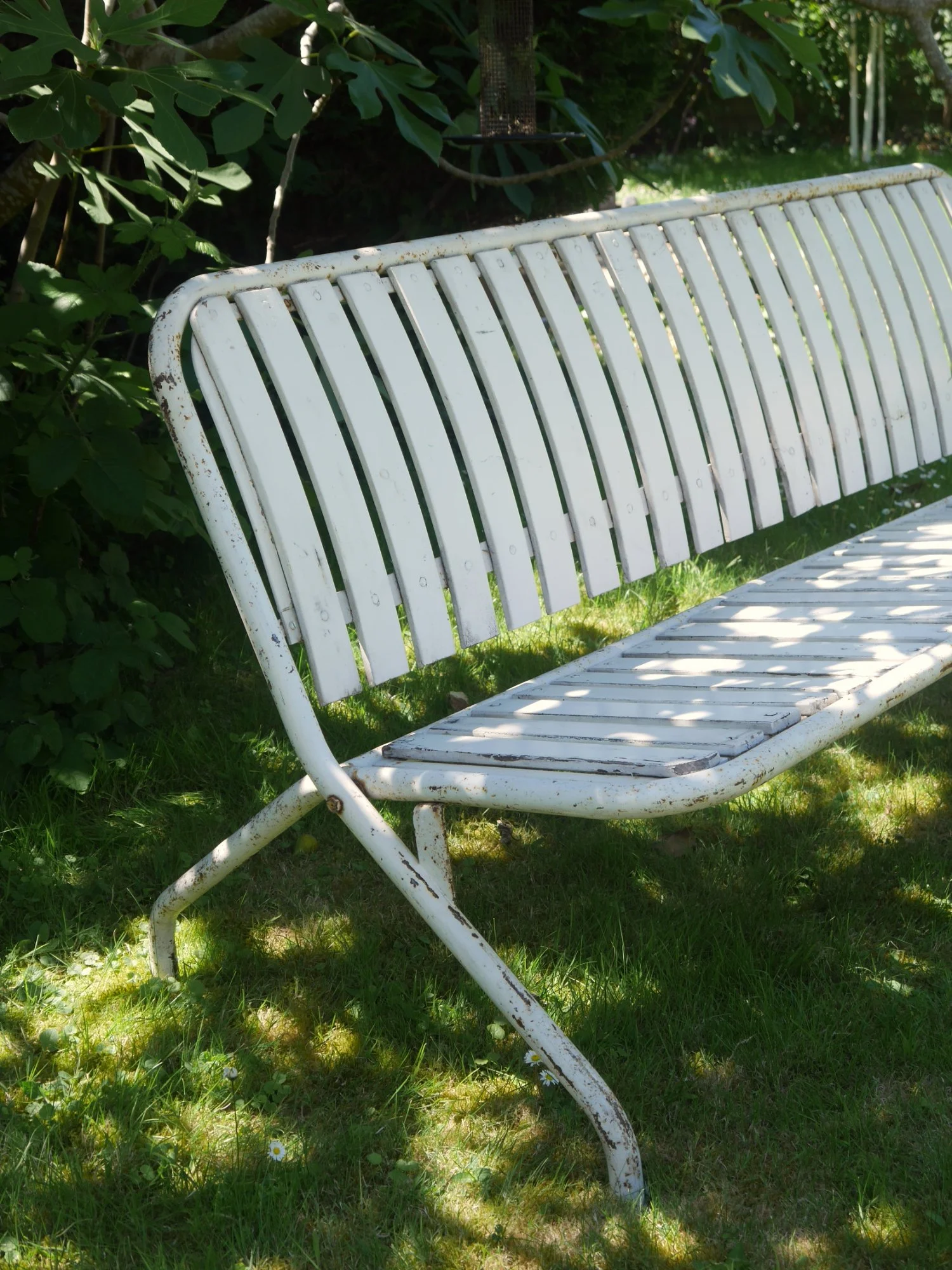 1970s French garden bench