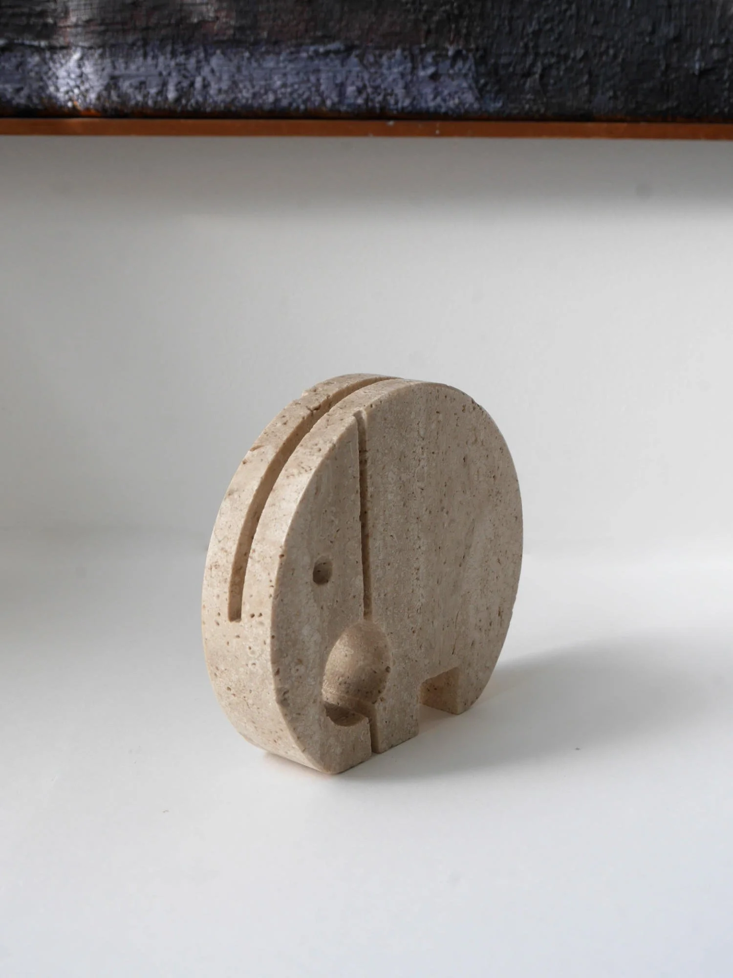 Fratelli Mannelli travertine elephant