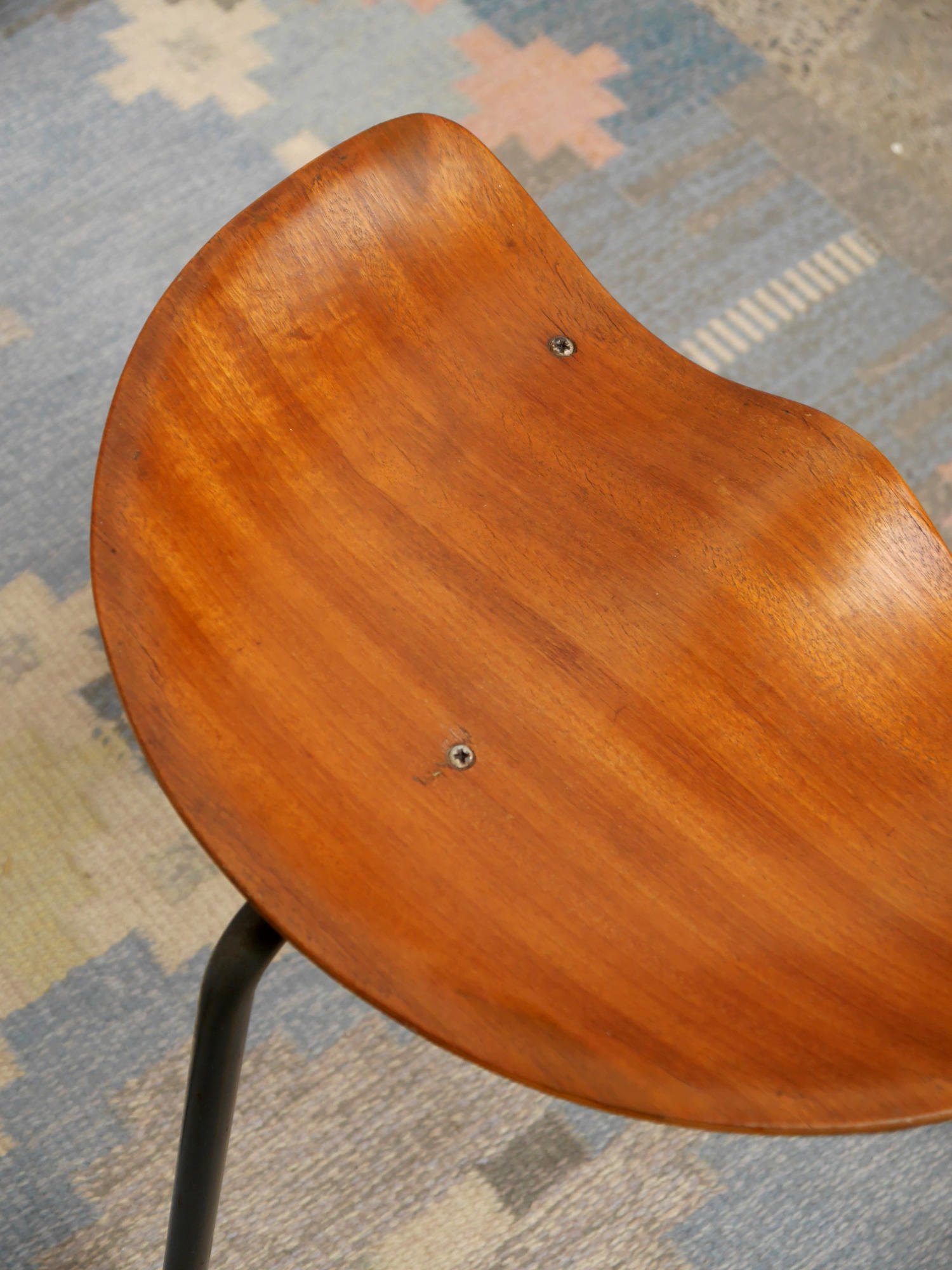 Stool by Astor Glibstrup for Frederikssund Mobelfabrik, Denmark, 1960s.