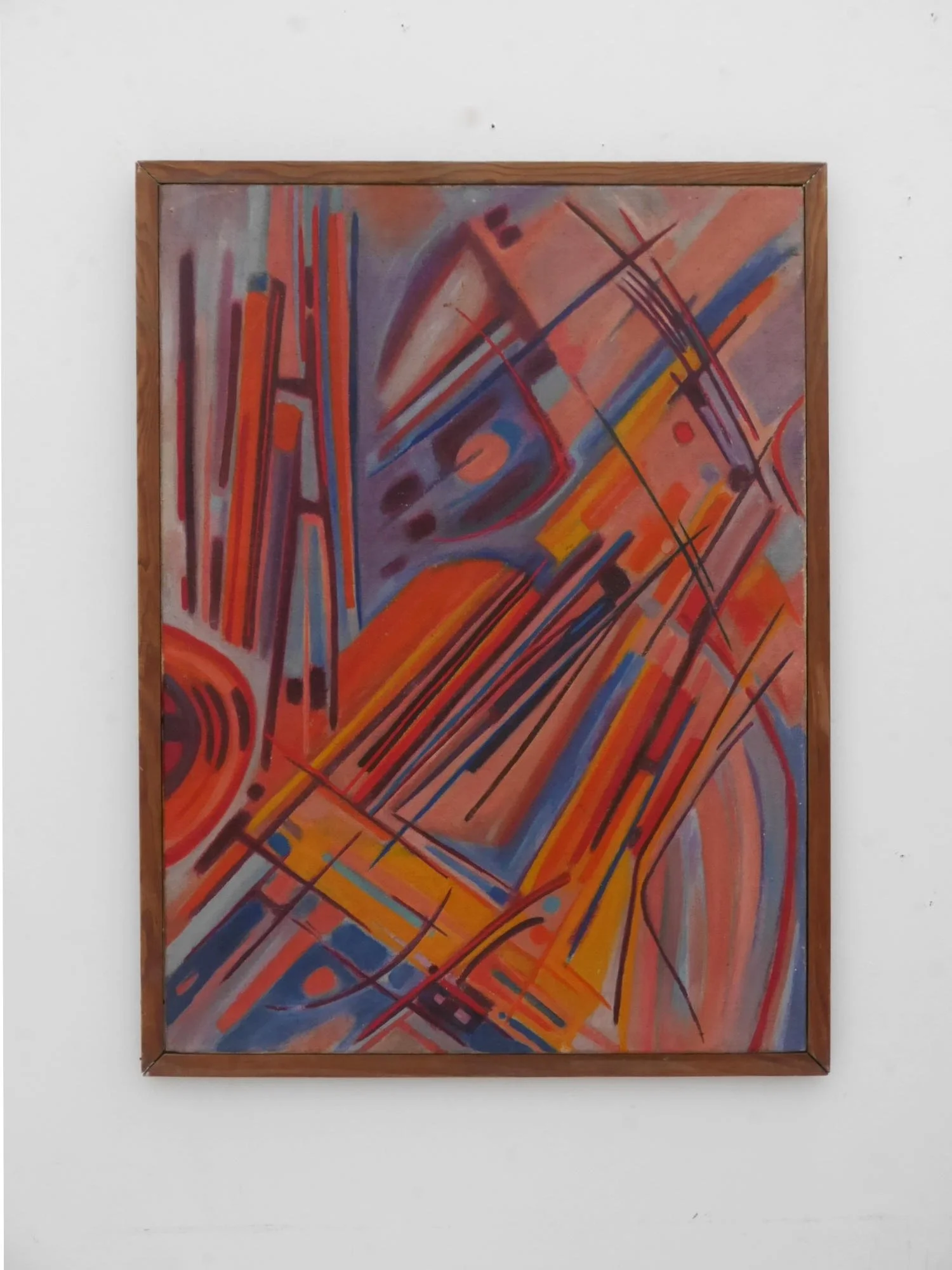 Midcentury French abstract painting