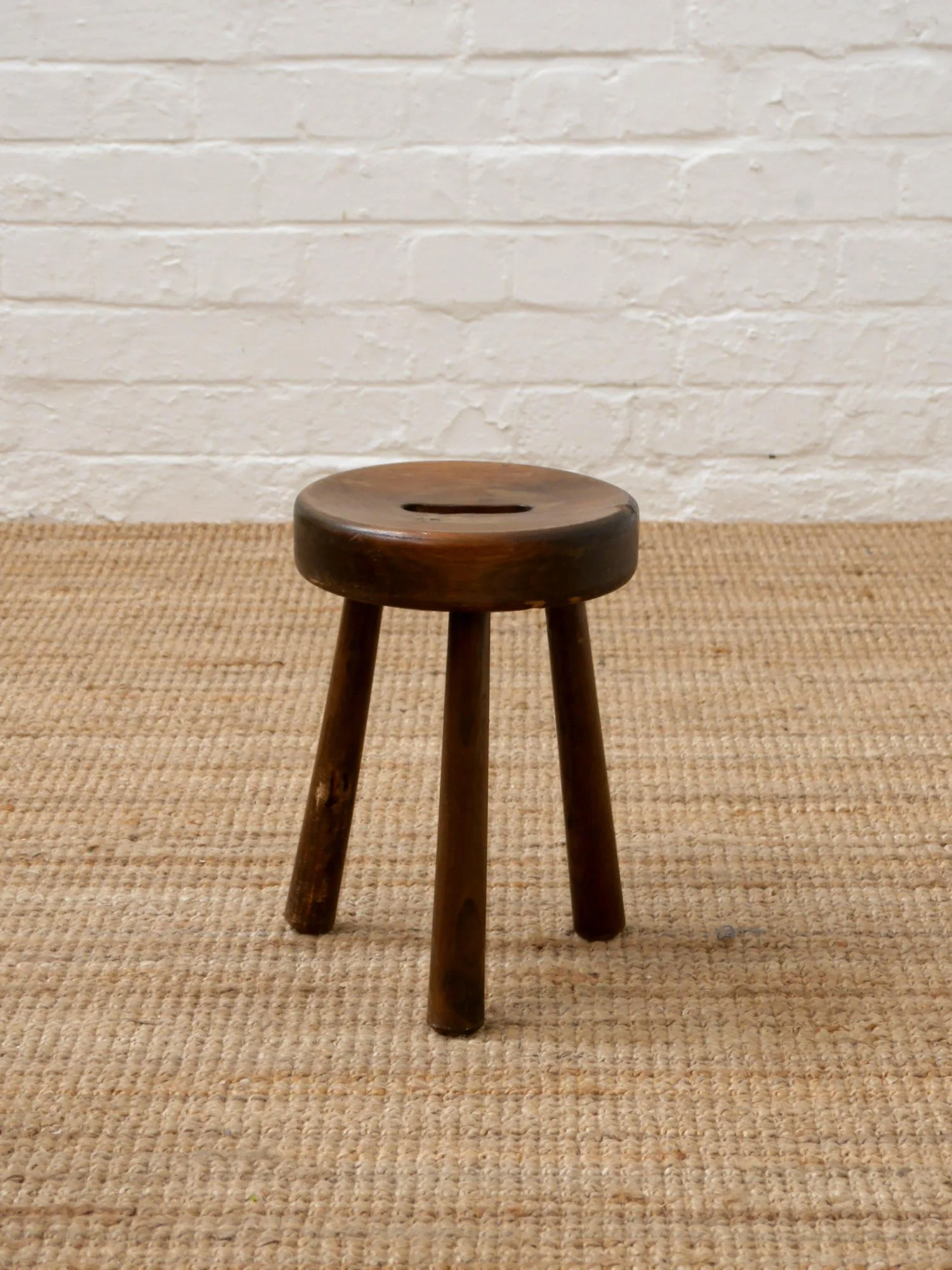 1950s French wooden stools