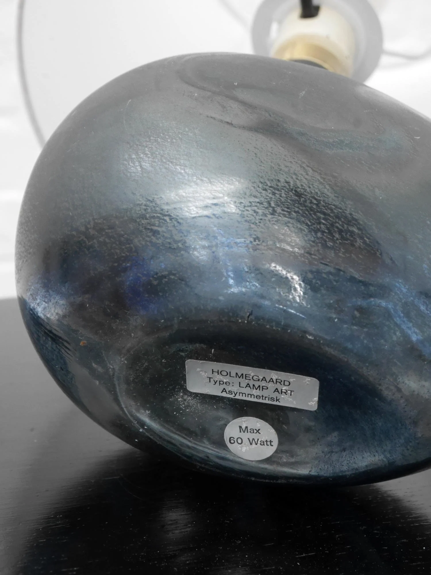 Asymmetrical lamp by Michael Bang for Holmegaard