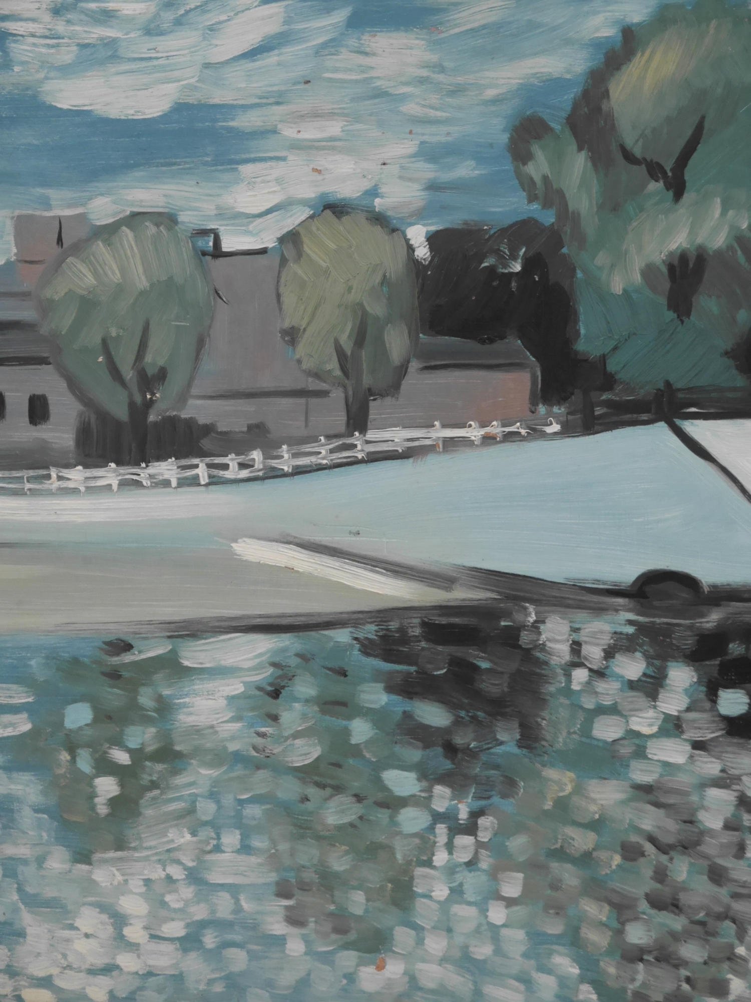 Vintage impressionist painting