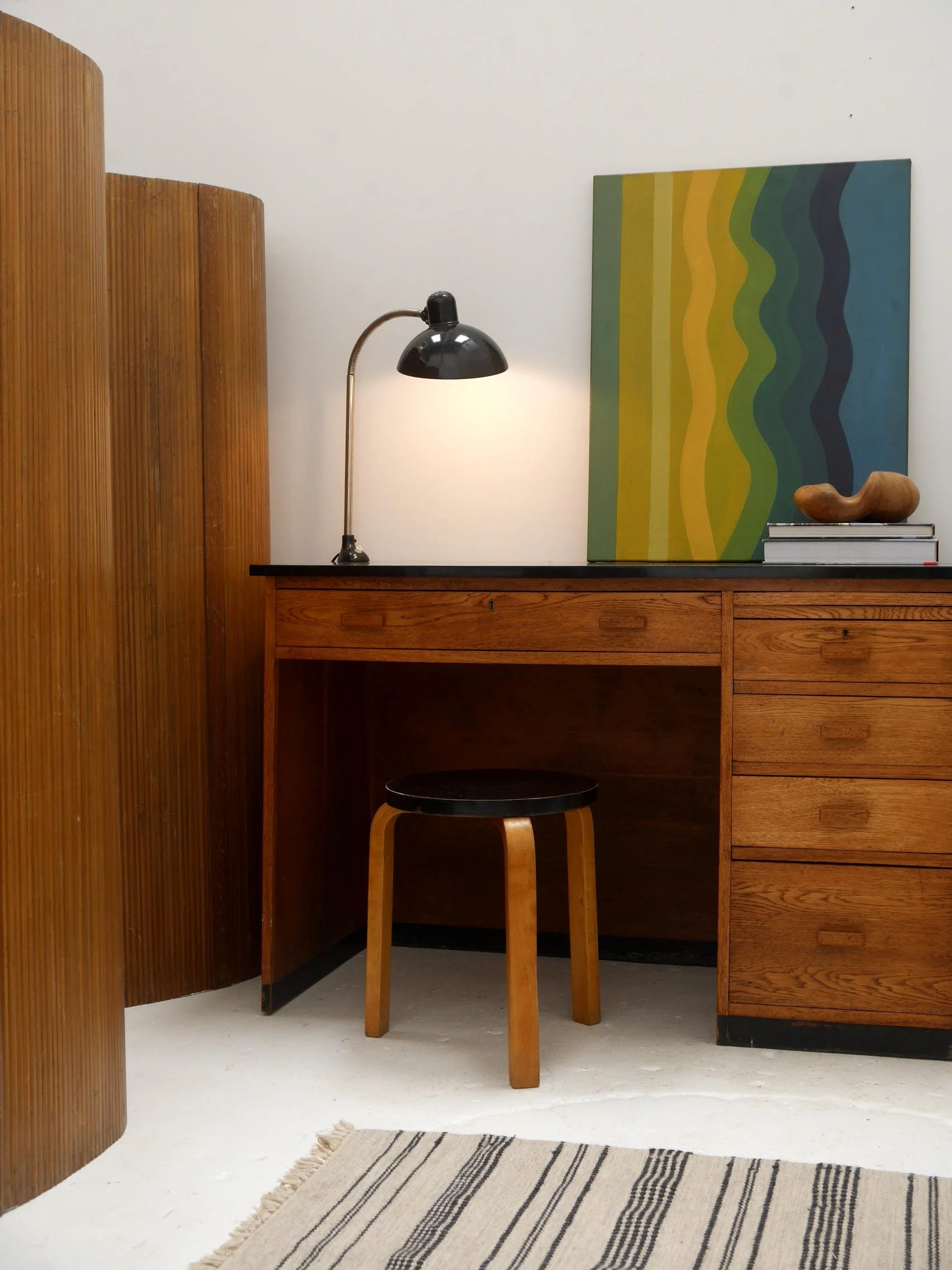 1930s oak modernist desk