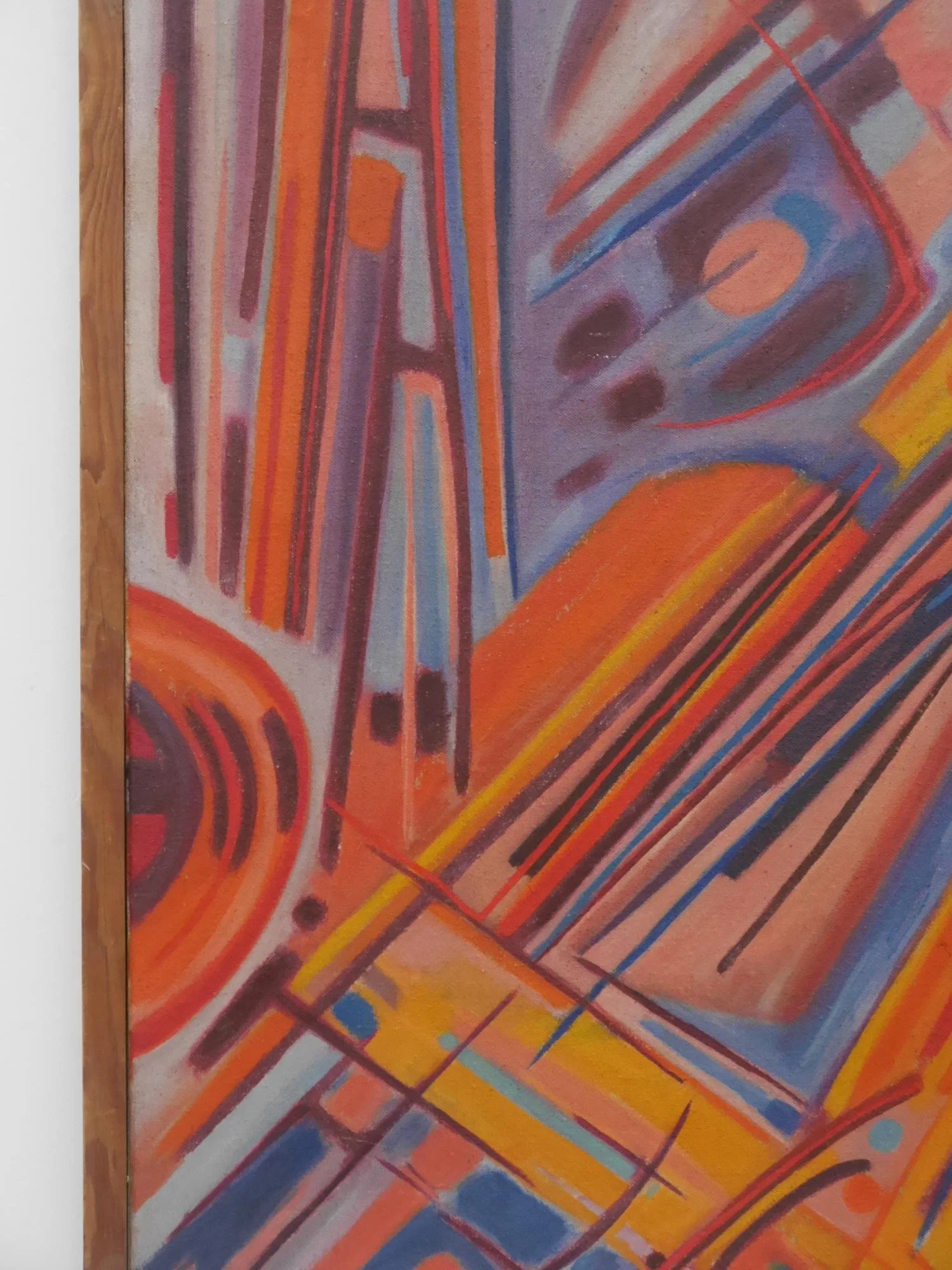 Midcentury French abstract painting