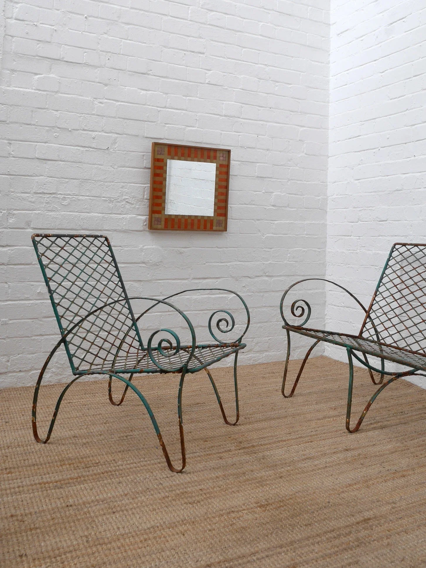 Vintage French garden chairs