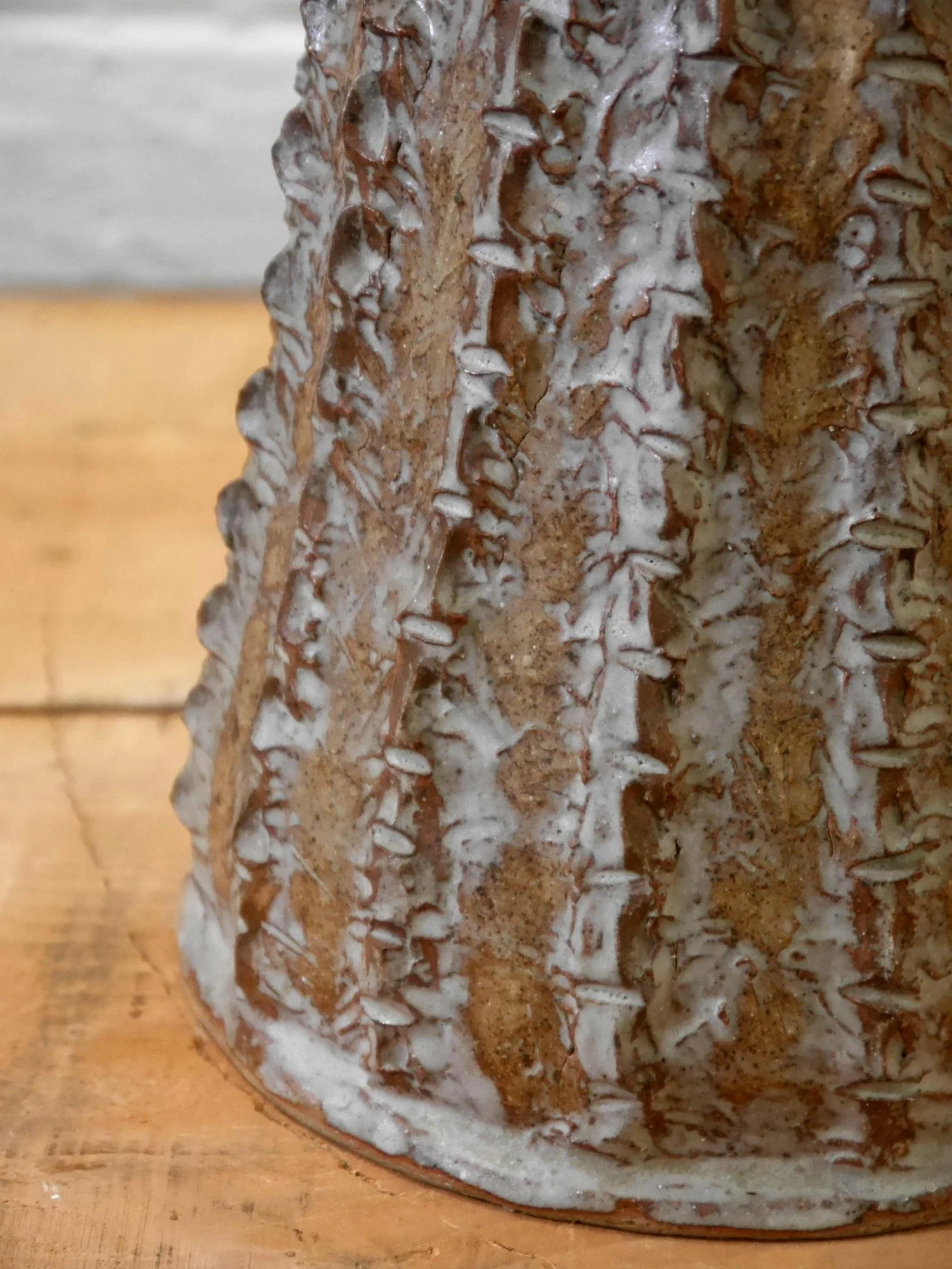 1970s studio pottery lamp