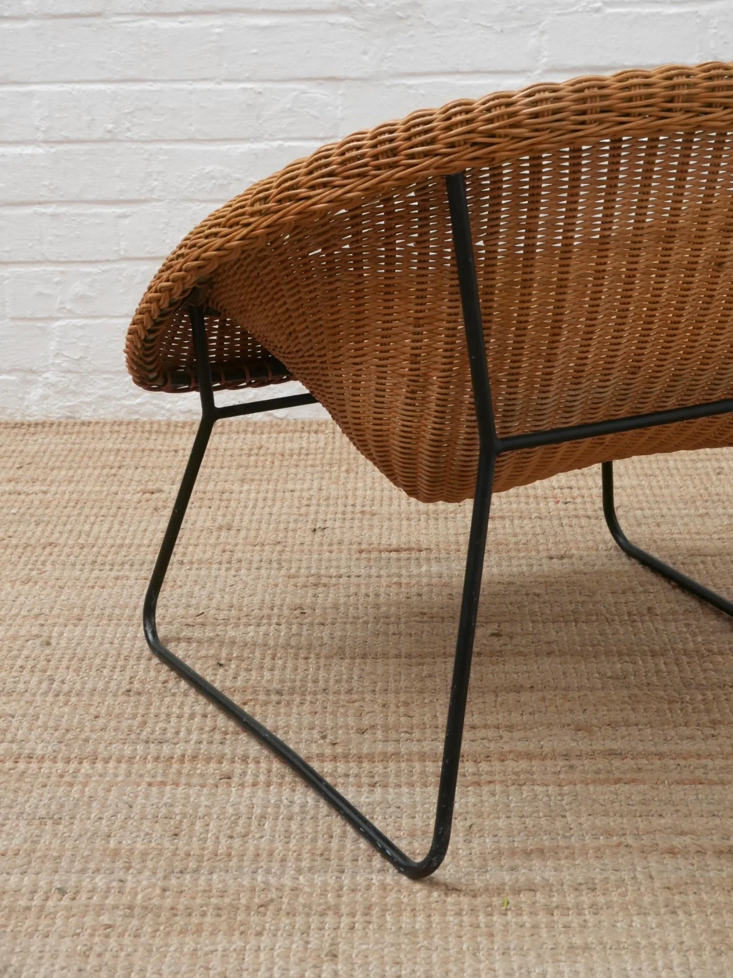 1950s Belgian wicker chairs